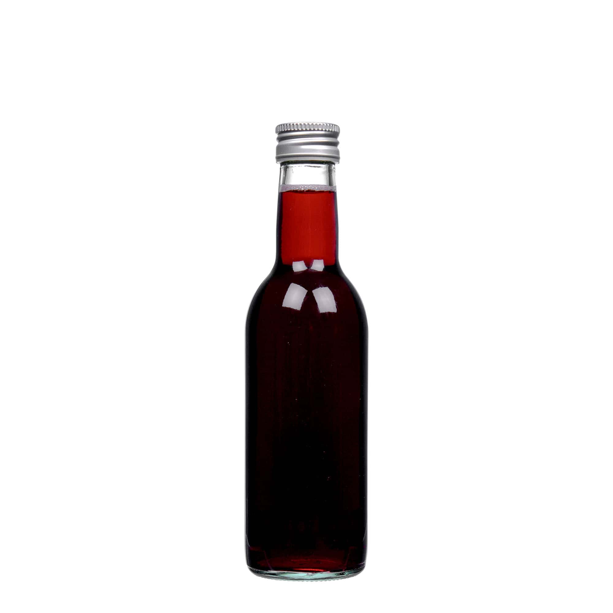 250 ml glass bottle ‘Bordeaux’, opening: PP 28