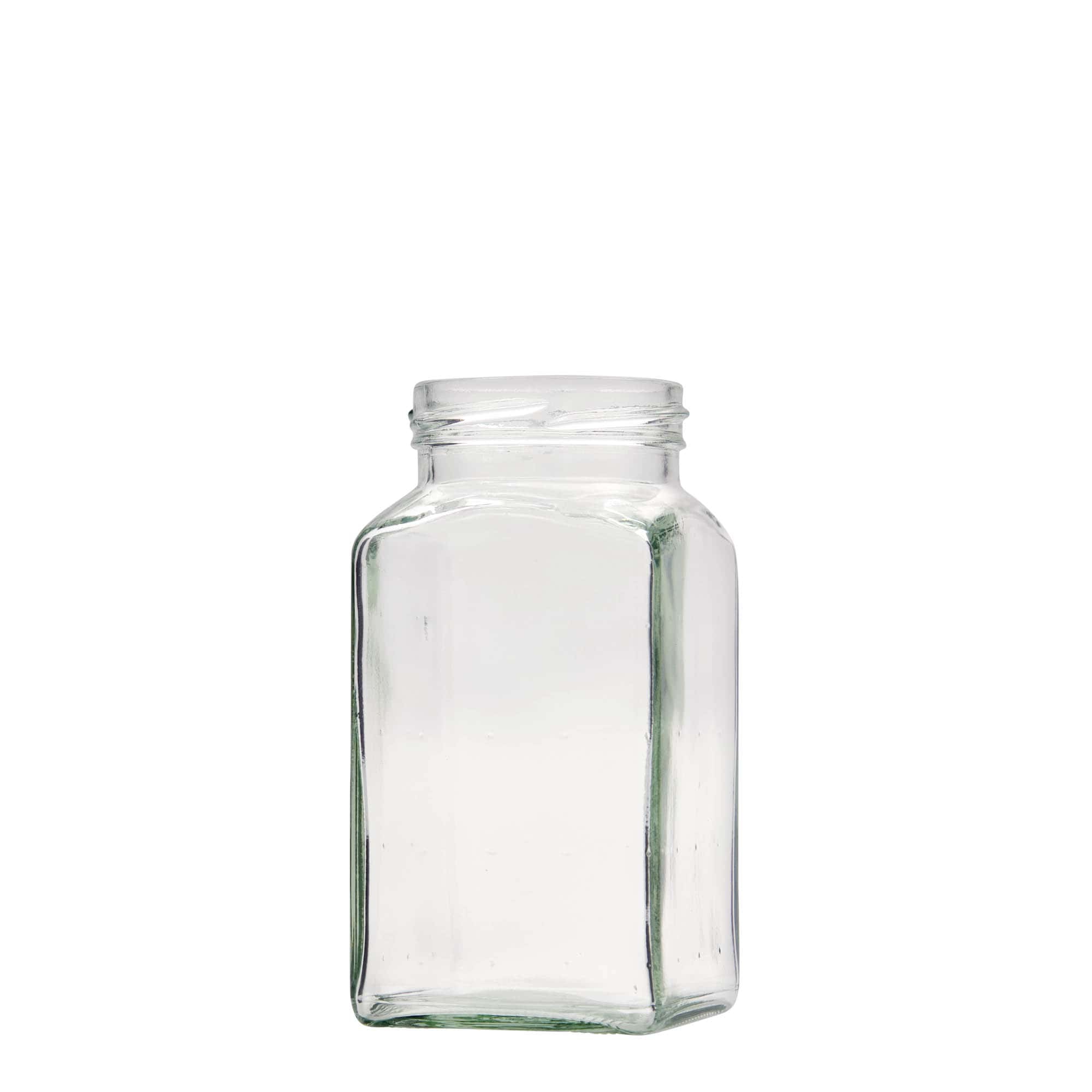 312 ml square glass, opening: Twist-off (TO 58)