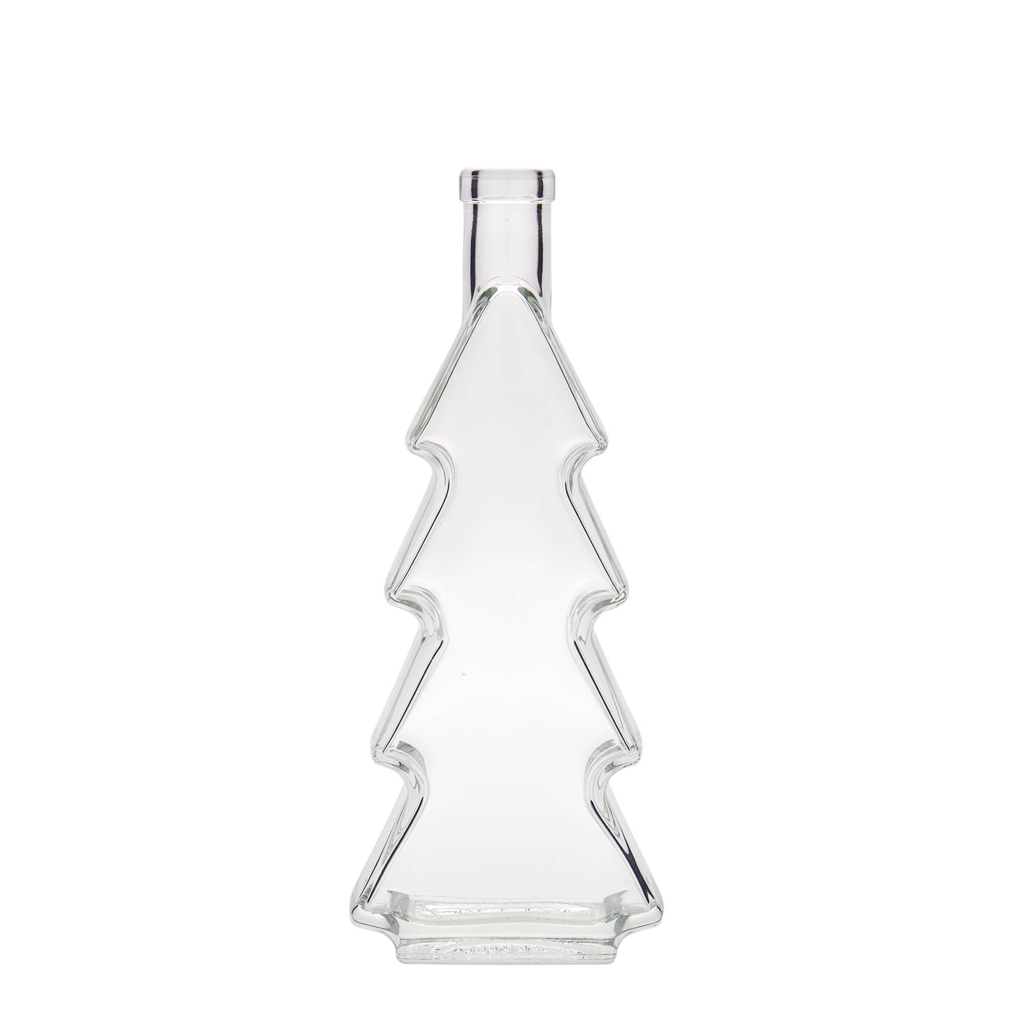 350 ml glass bottle 'Christmas tree', opening: cork