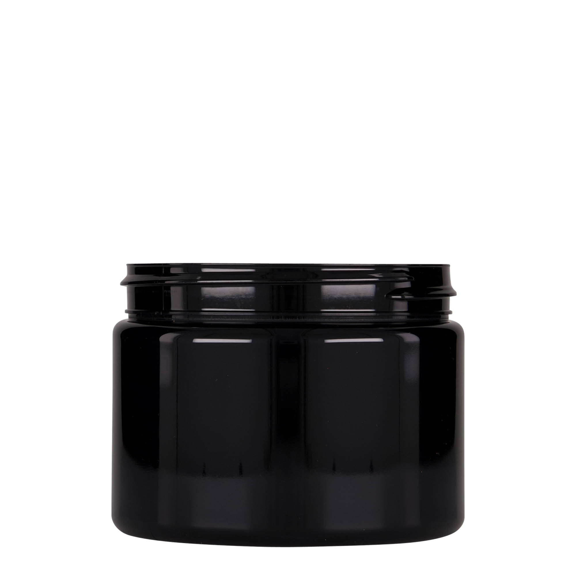 500 ml PET can 'Isabella', black, opening: 100/400