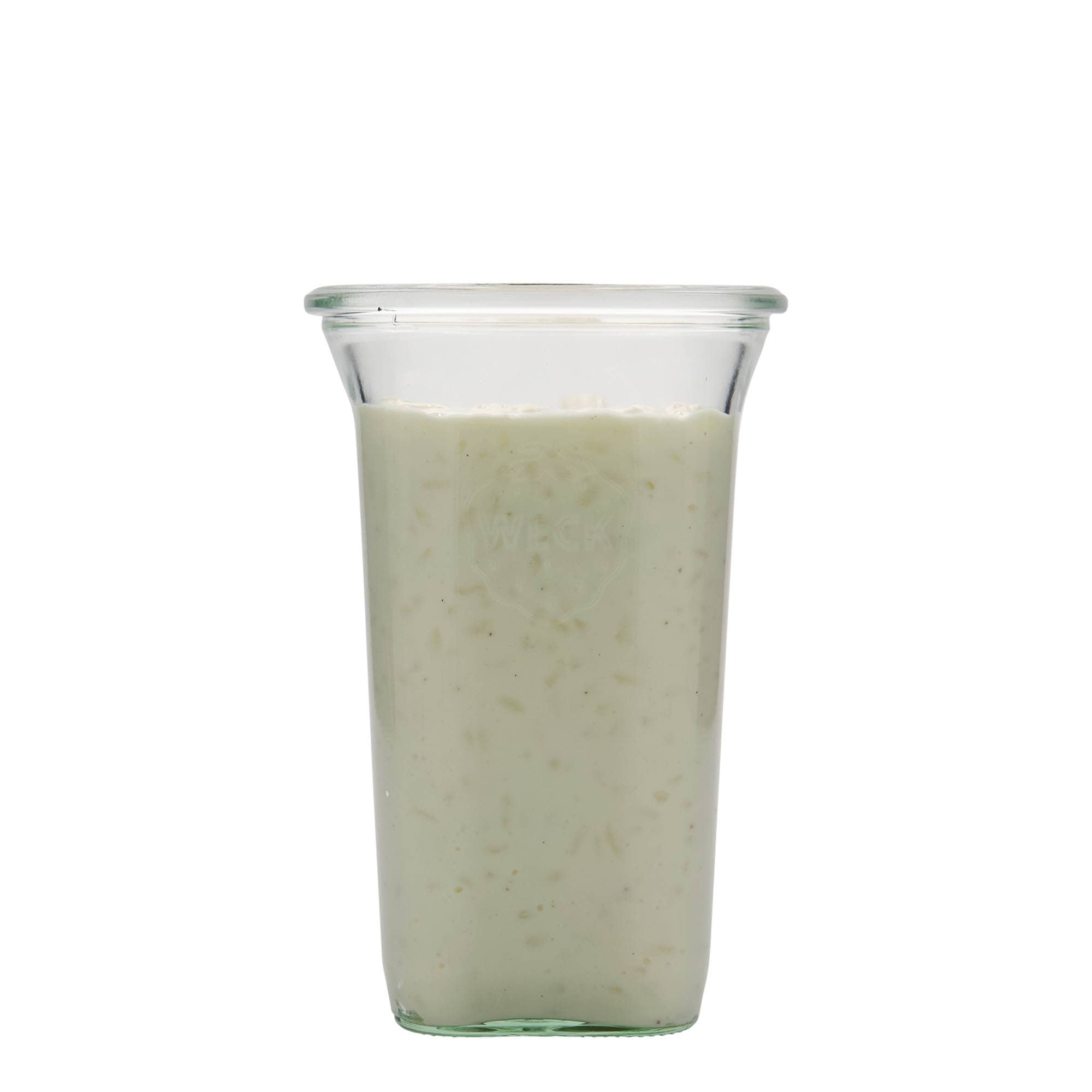 795 ml WECK Quadro jar, square, opening: round rim