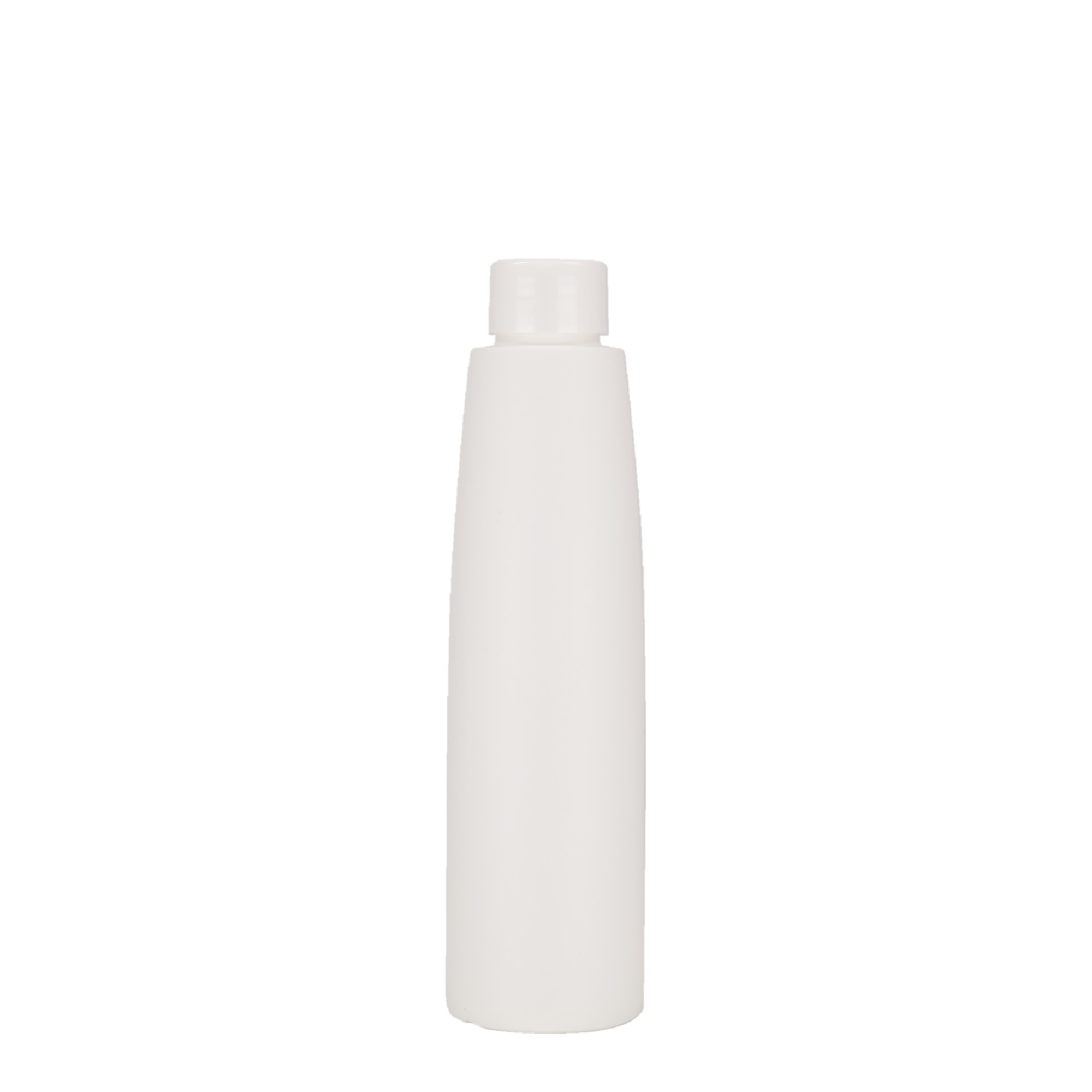 200 ml plastic bottle 'Donald', HDPE, white, opening: 24/410 200 ml plastic bottle 'Donald', HDPE, white, opening: 24/410