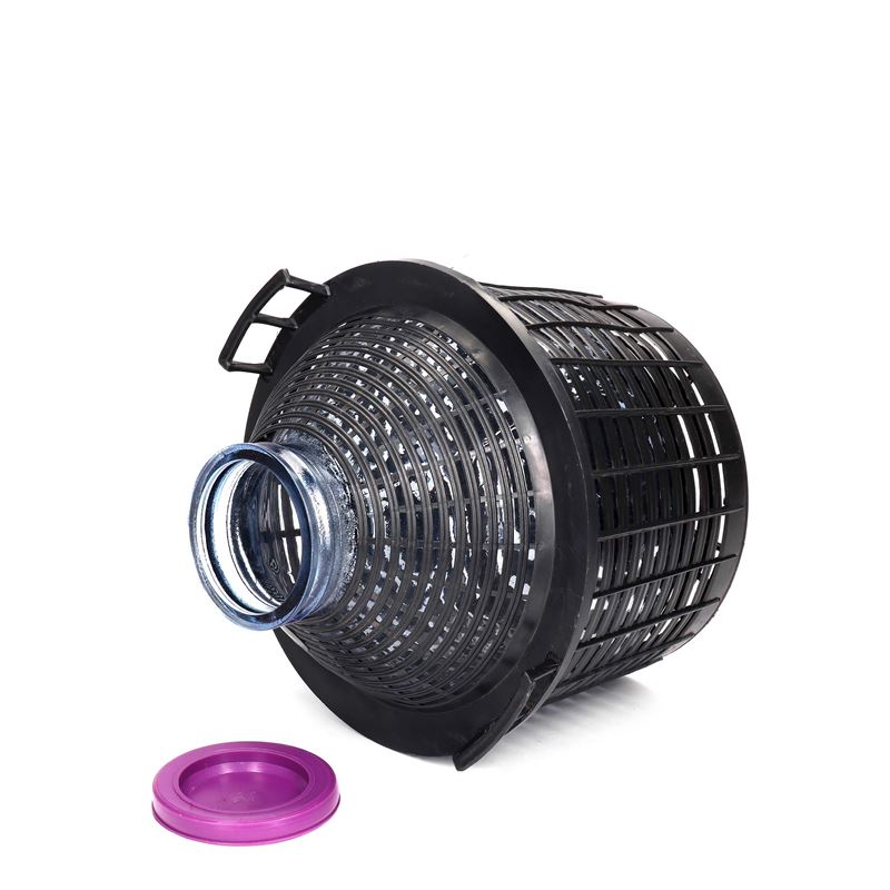 20 l wide-neck glass balloon bottle, opening: slip lid