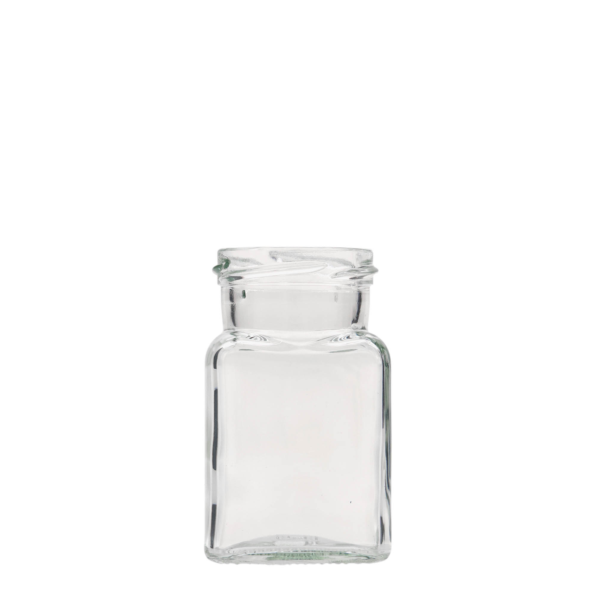 150 ml square jar, closure: twist off (TO 53) 150 ml square jar, closure: twist off (TO 53)