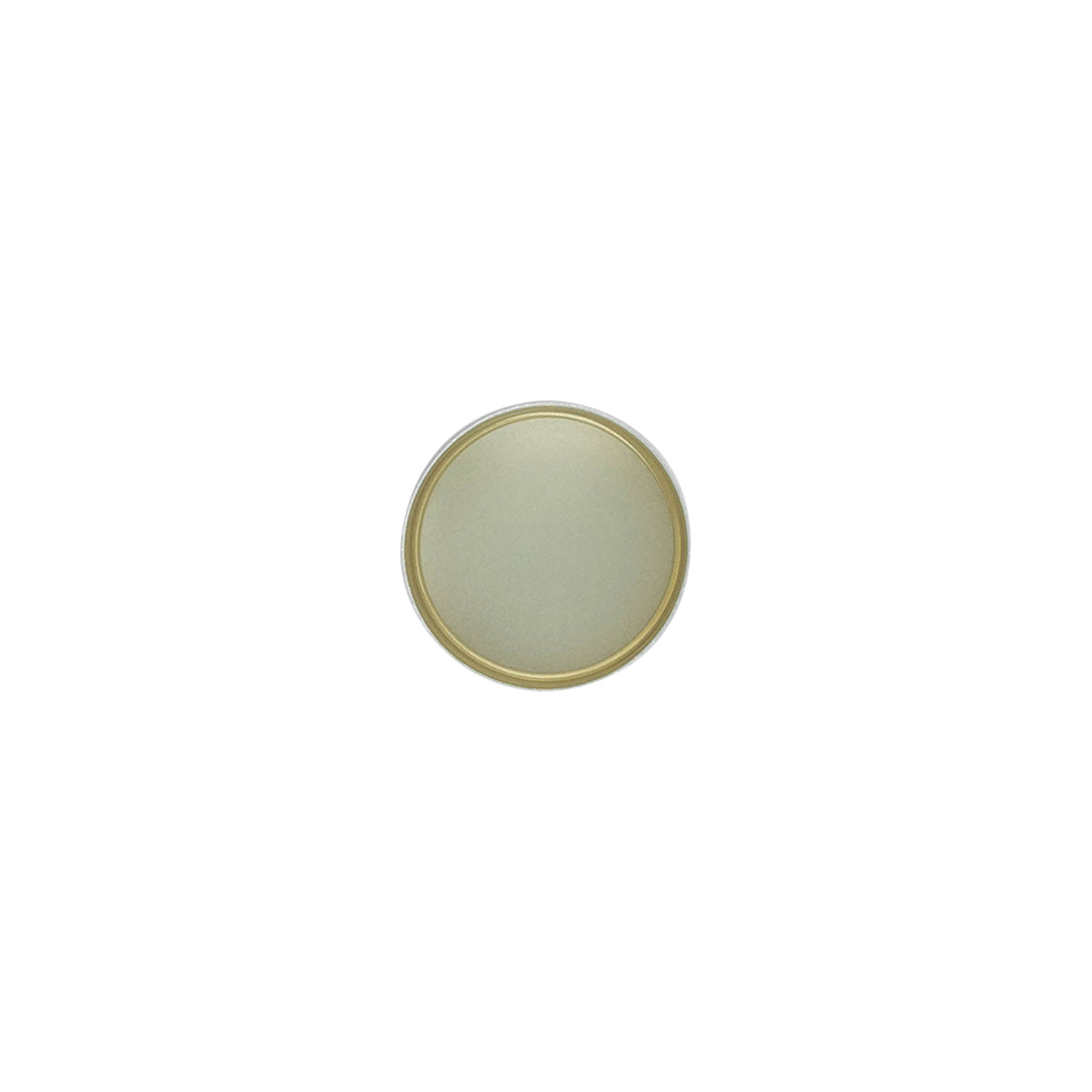 Screw cap, metal, silver, for opening: PP 22 Screw cap, metal, silver, for opening: PP 22