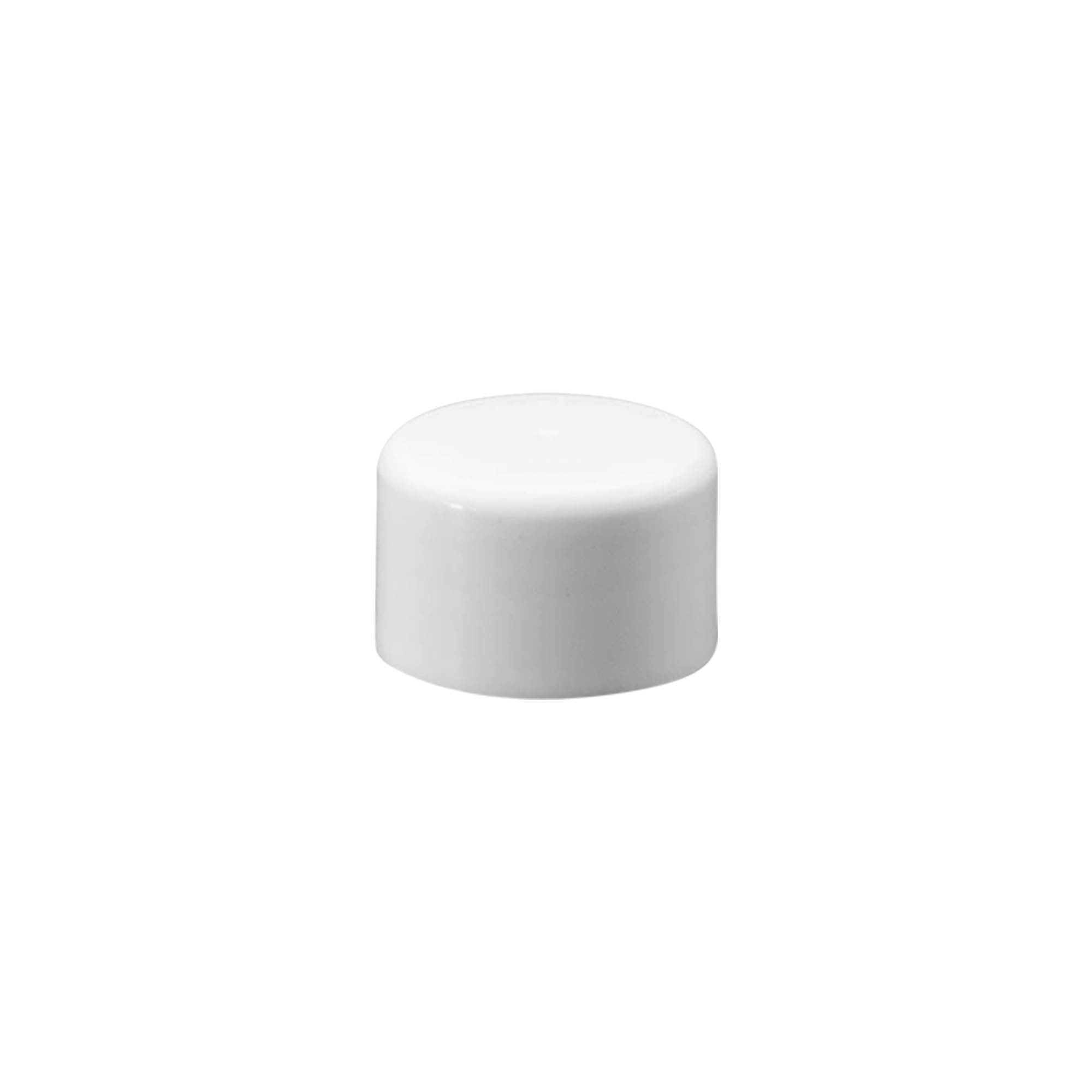Screw cap, PP plastic, white, for opening: 24/410 Screw cap, PP plastic, white, for opening: 24/410