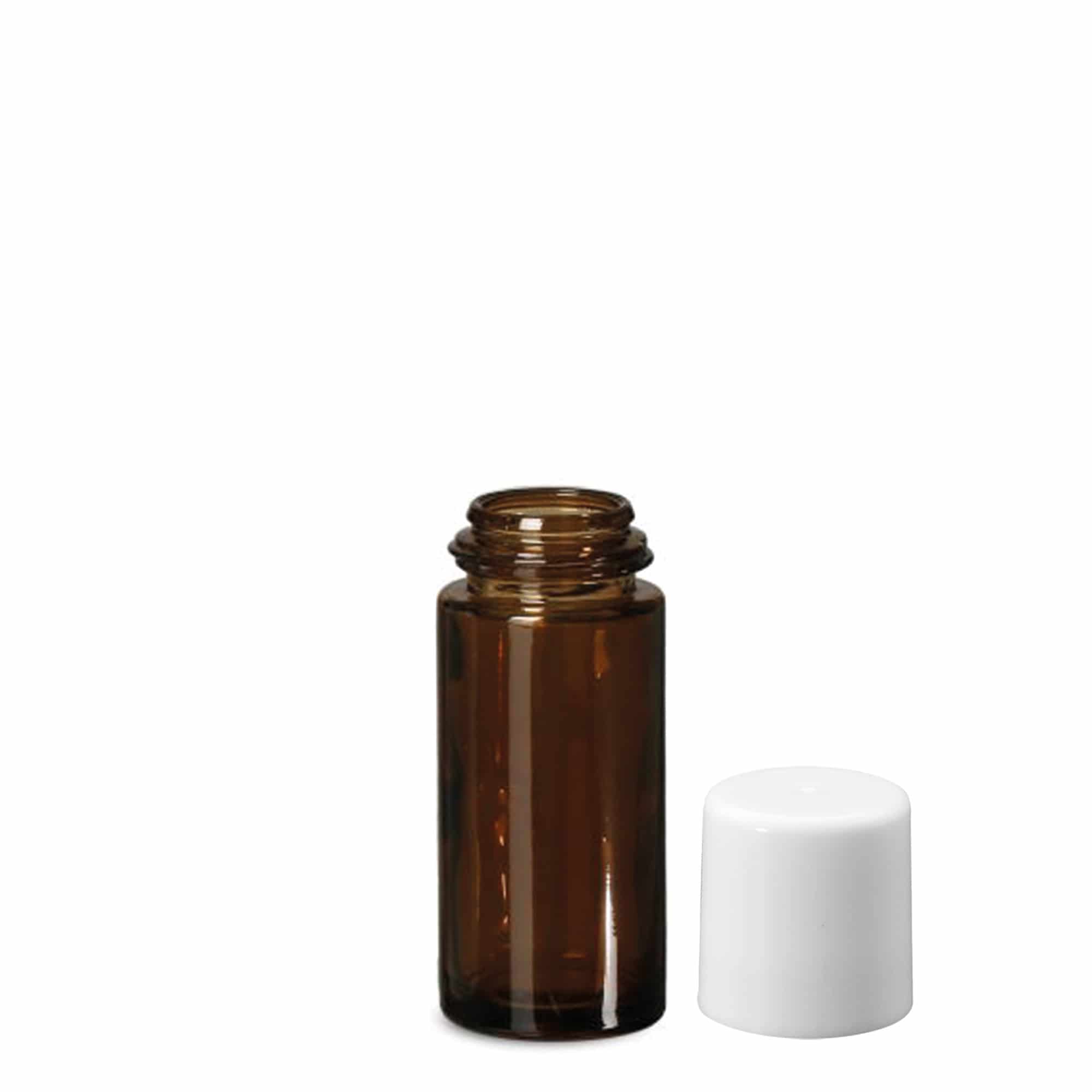 50 ml roll-on bottle, glass, brown, opening: screw cap