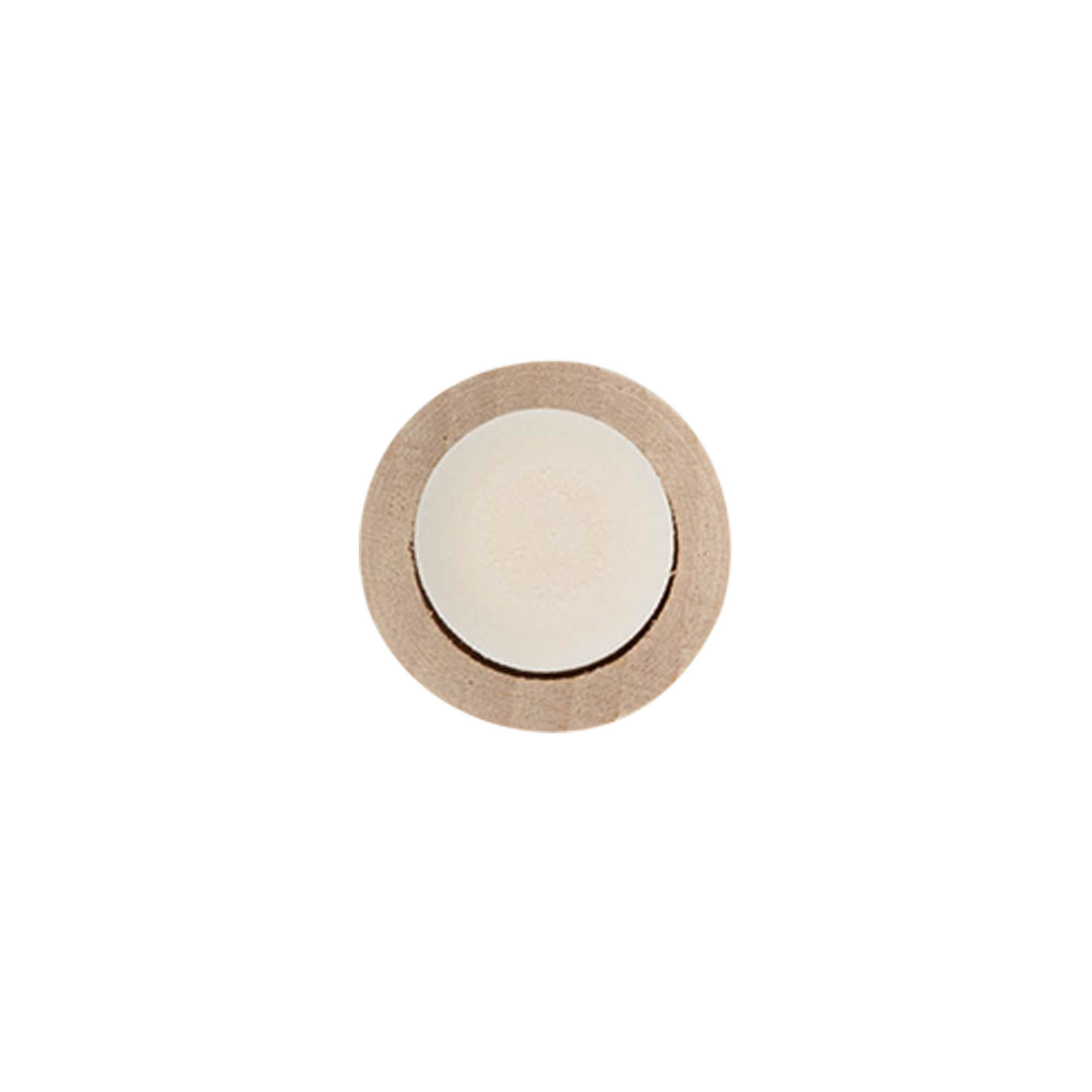 Handle corks 19 mm, wood/plastic, for opening: cork