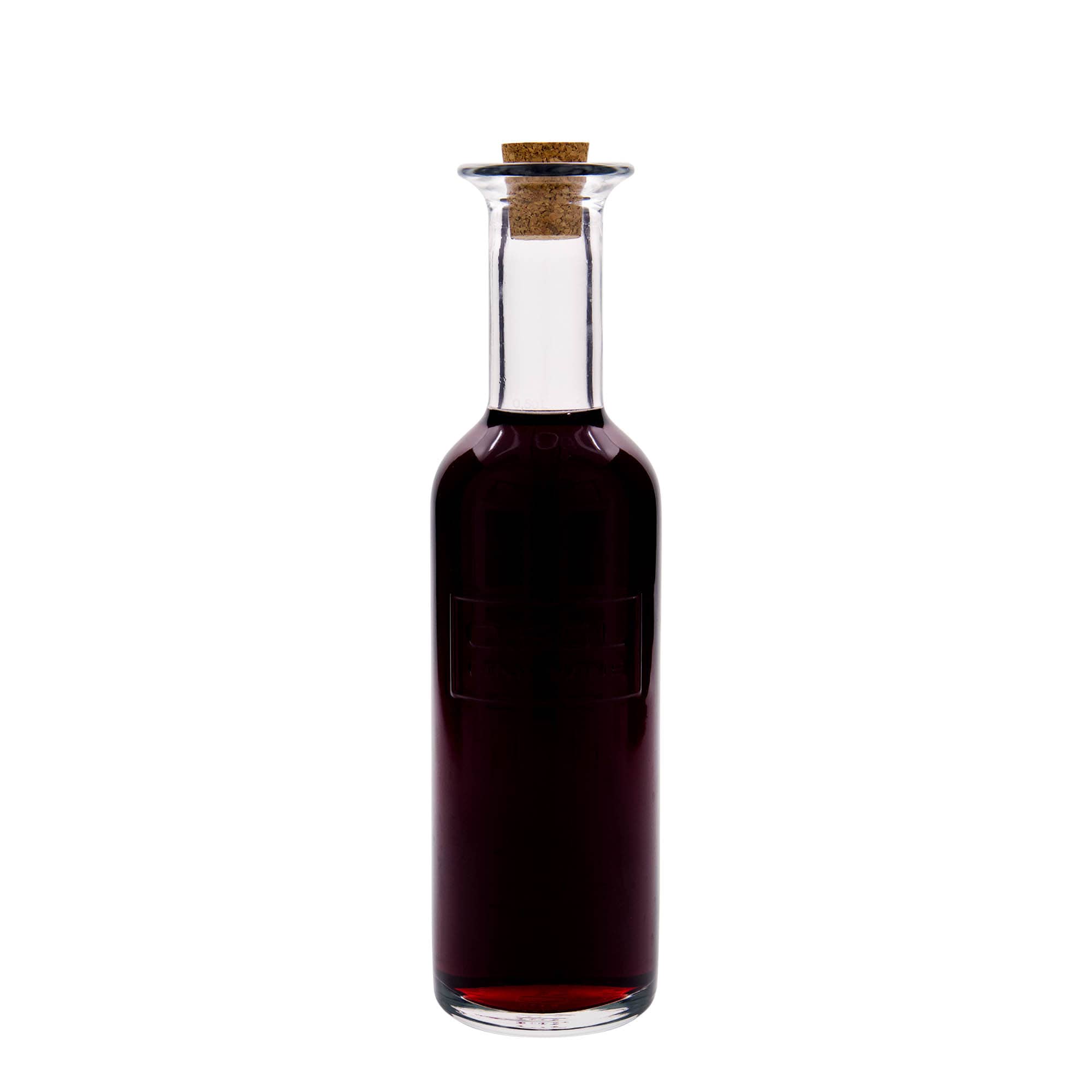 500 ml glass bottle ‘Optima Fine Wine’, opening: cork