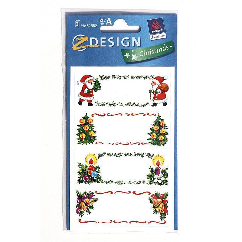 Zweckform Labels 'Christmas Pictures', Paper, Multicoloured