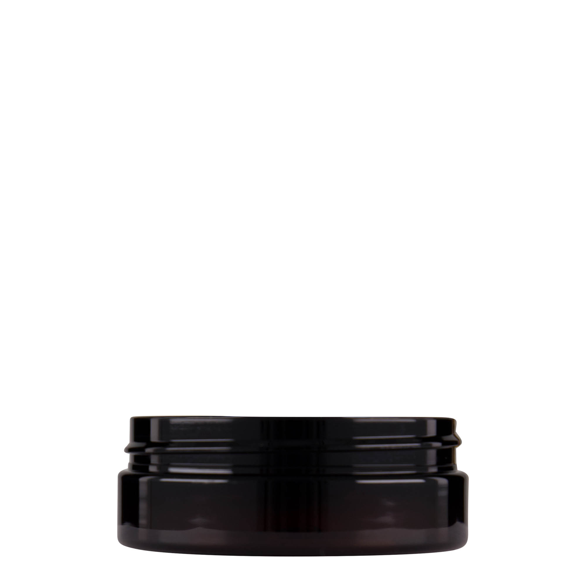 50 ml PET jar 'Isabella', brown, opening: 70/400