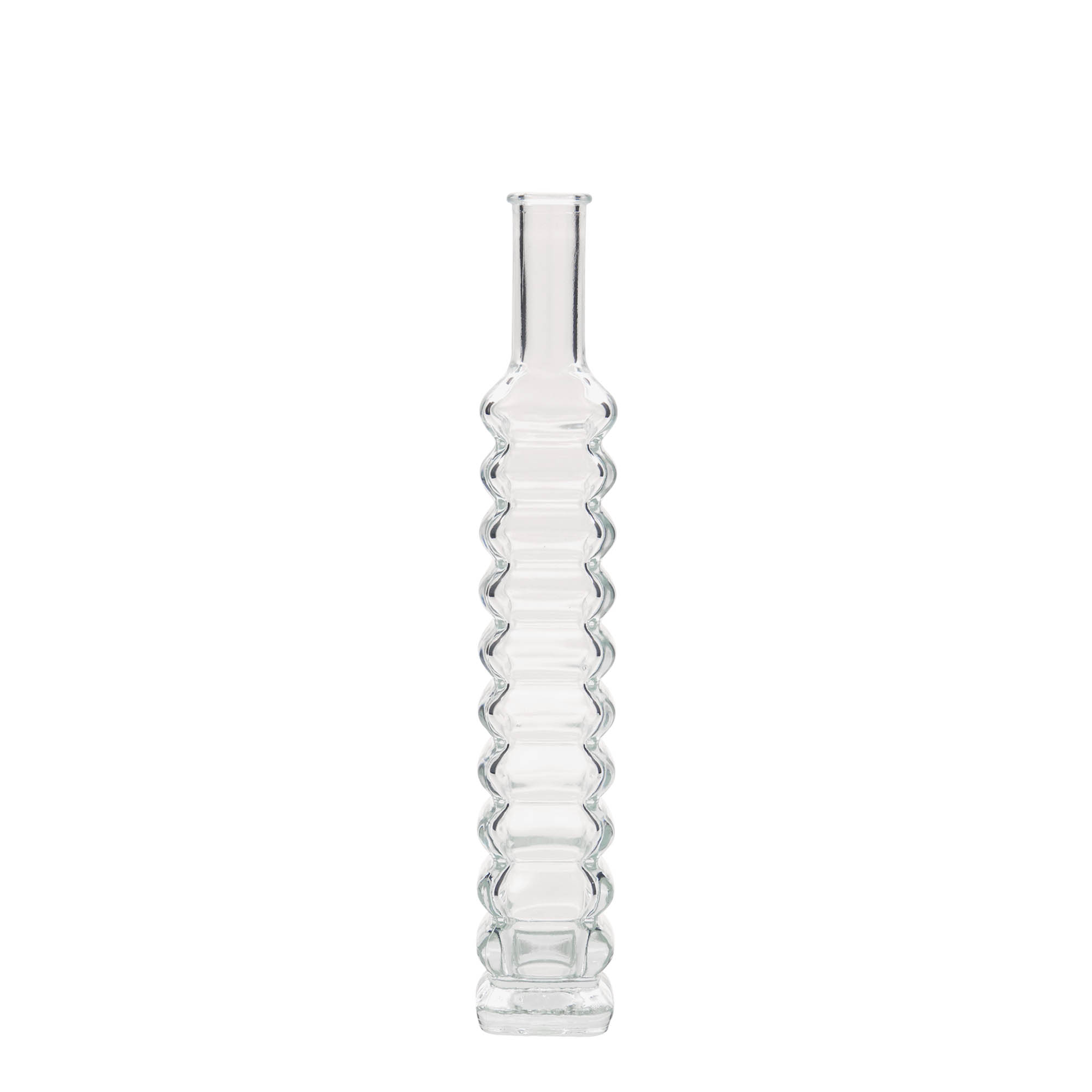 100 ml glass bottle 'Roma', square, opening: cork