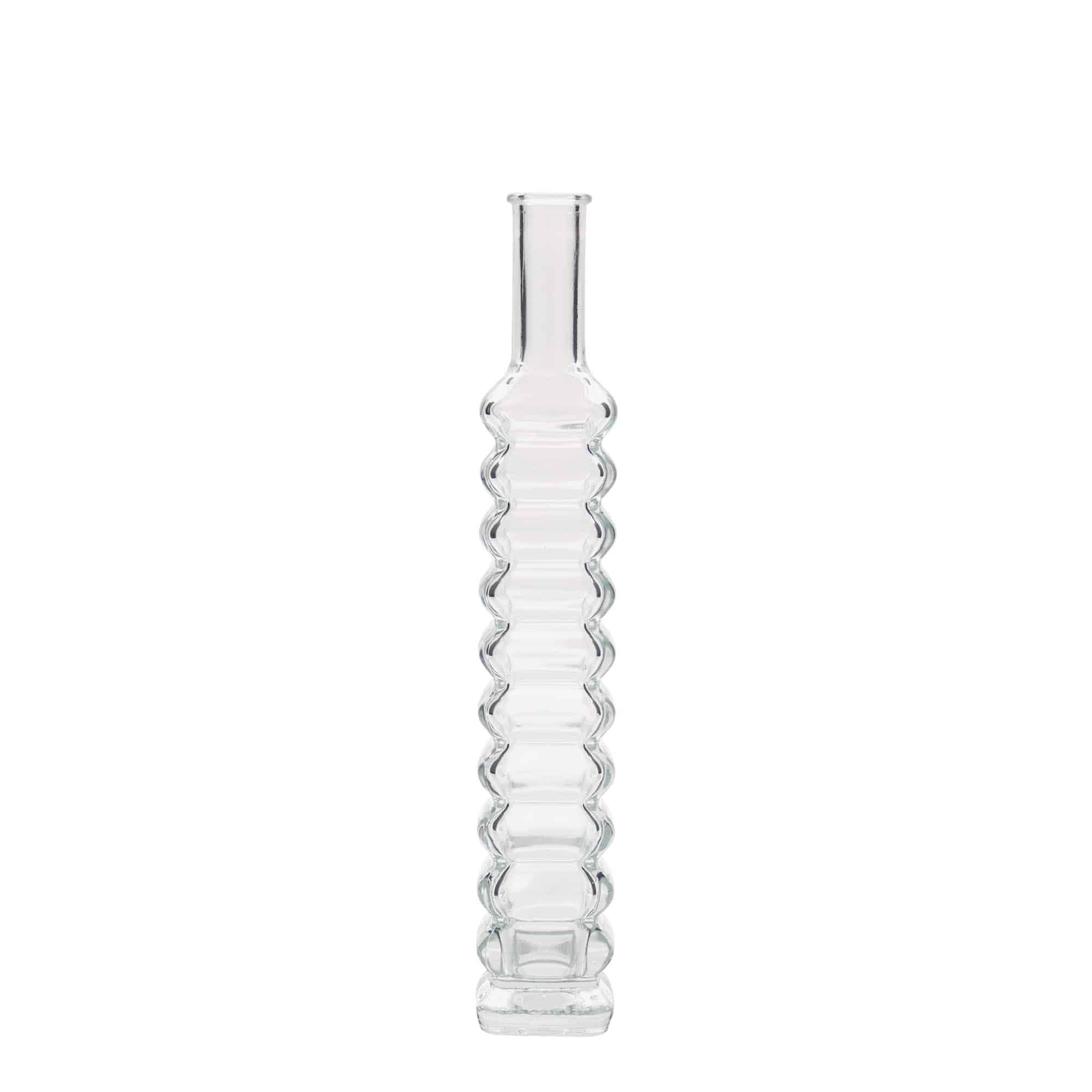 100 ml glass bottle ‘Roma’, square, opening: cork