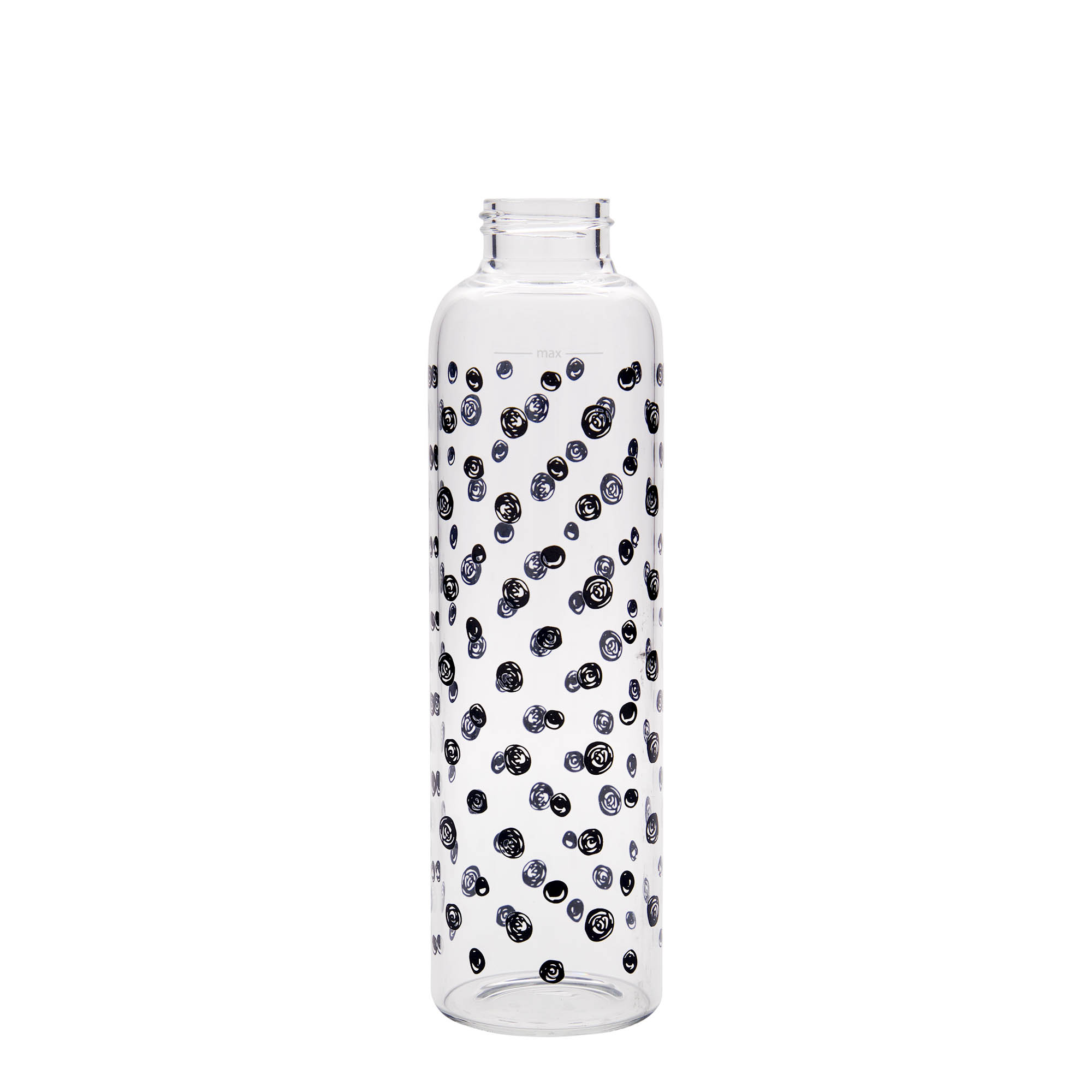 500 ml drinking bottle 'Perseus - Black Dots', opening: screw cap 500 ml drinking bottle 'Perseus - Black Dots', opening: screw cap