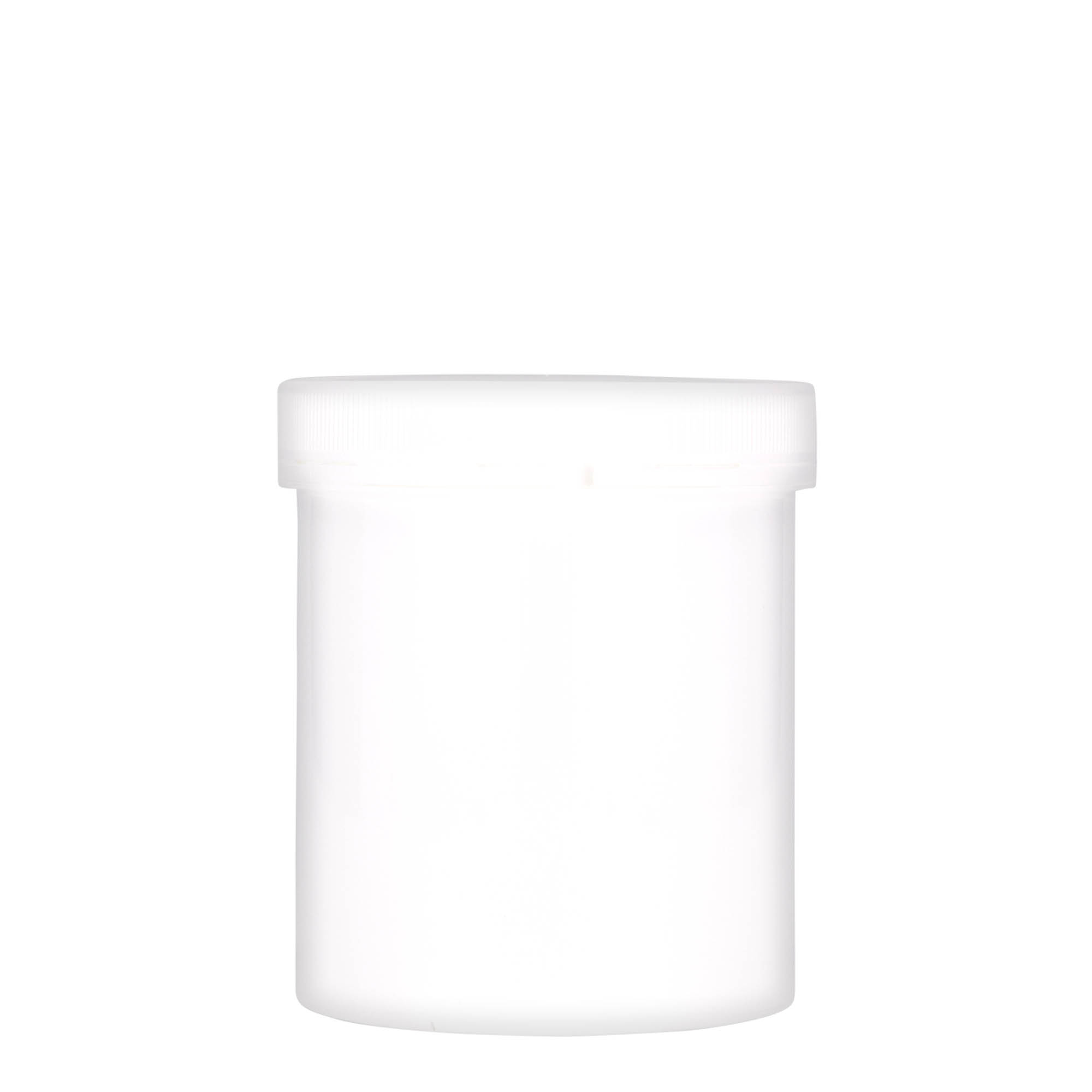 500 ml plastic jar 'Securilock', PP, white, closure: screw cap