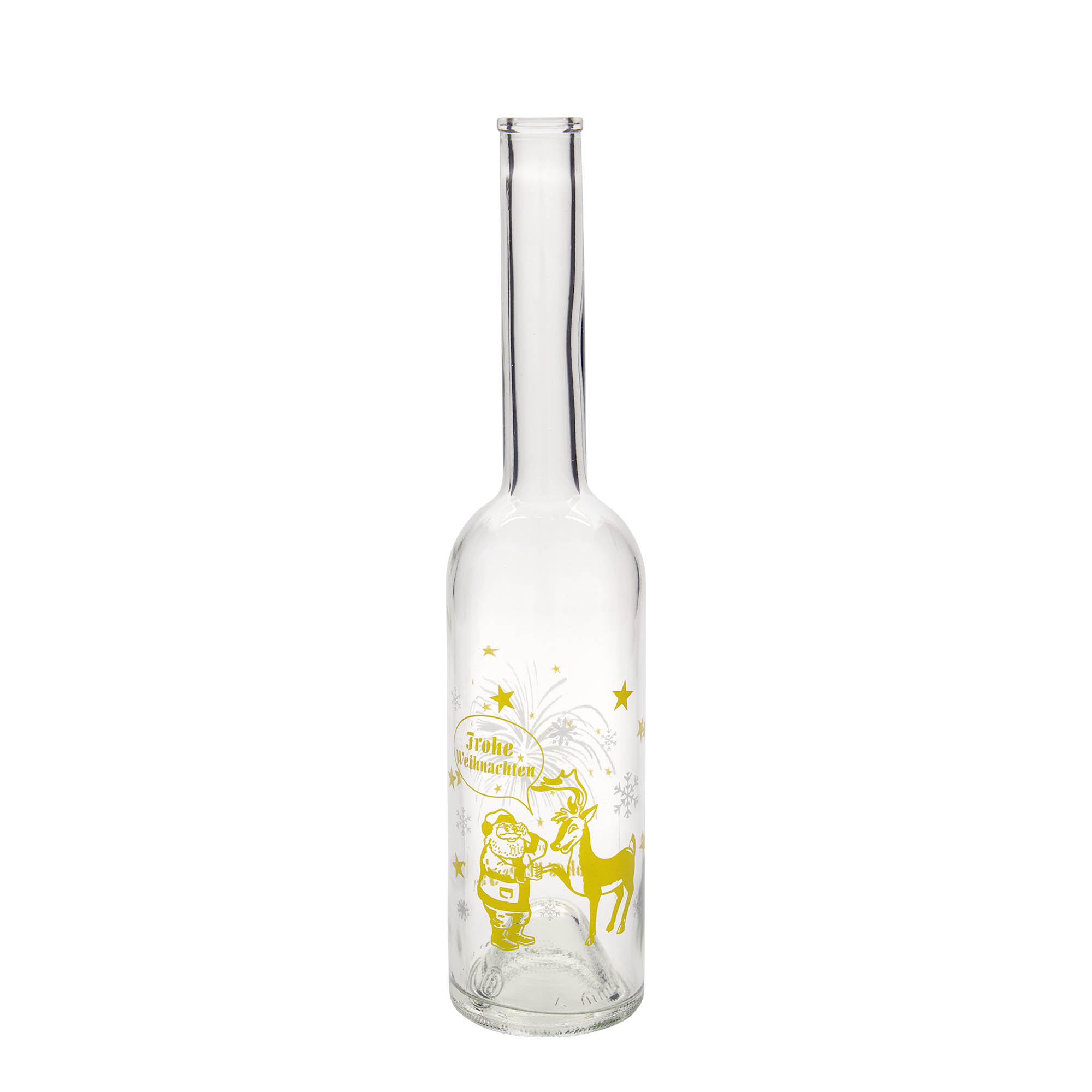 500 ml glass bottle ‘Opera’, design: fireworks, opening: cork