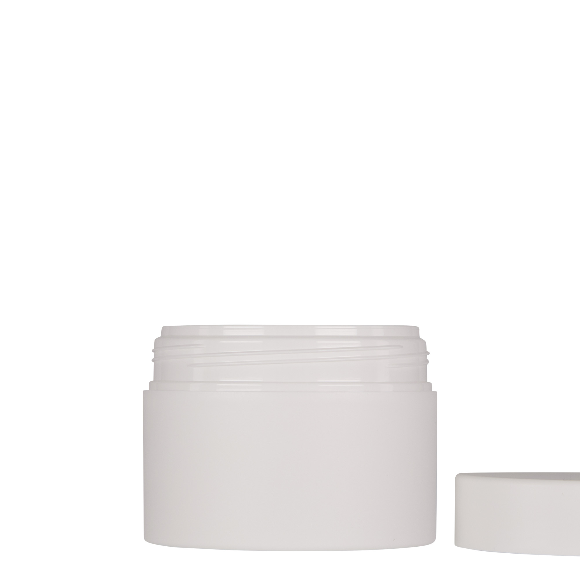 150 ml plastic jar 'Antonella', PP, white, opening: screw cap 150 ml plastic jar 'Antonella', PP, white, opening: screw cap