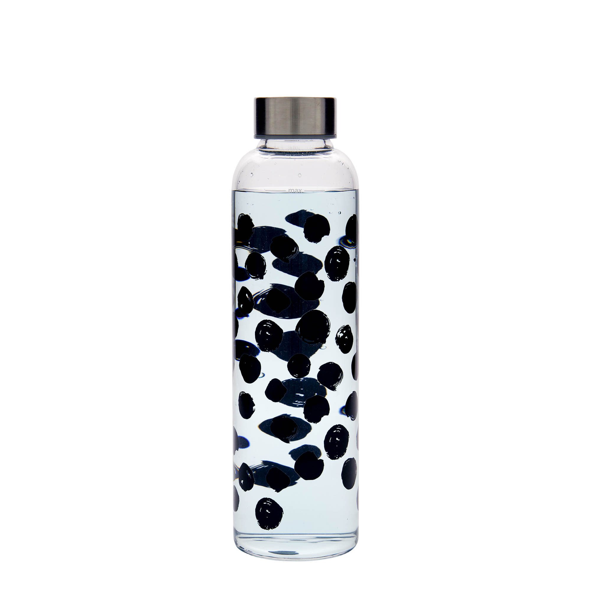 500 ml water bottle 'Perseus', print: black dots, closure: screw cap 500 ml water bottle 'Perseus', print: black dots, closure: screw cap