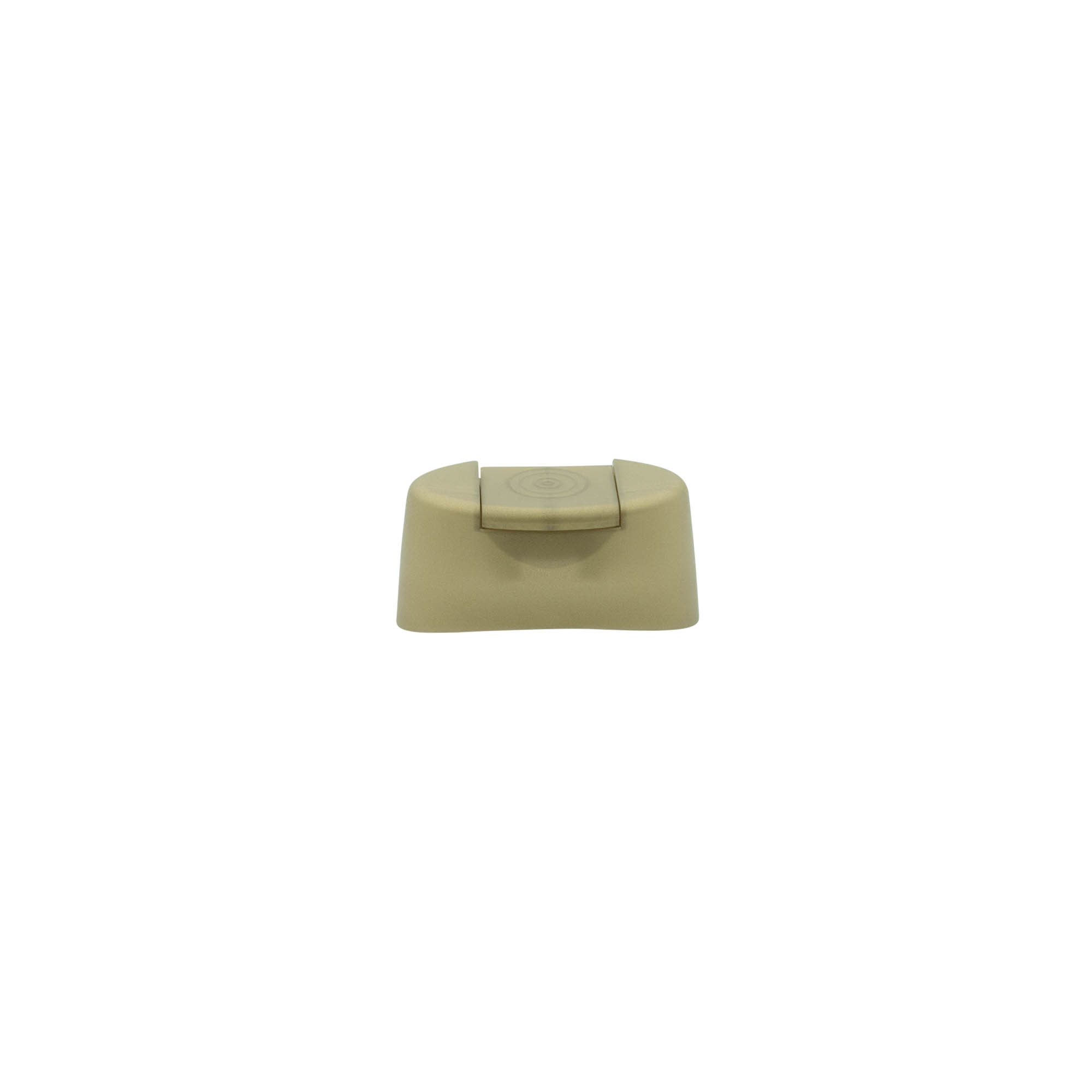 Snap closure folding hinge, gold, for: squeeze bottle Snap closure folding hinge, gold, for: squeeze bottle