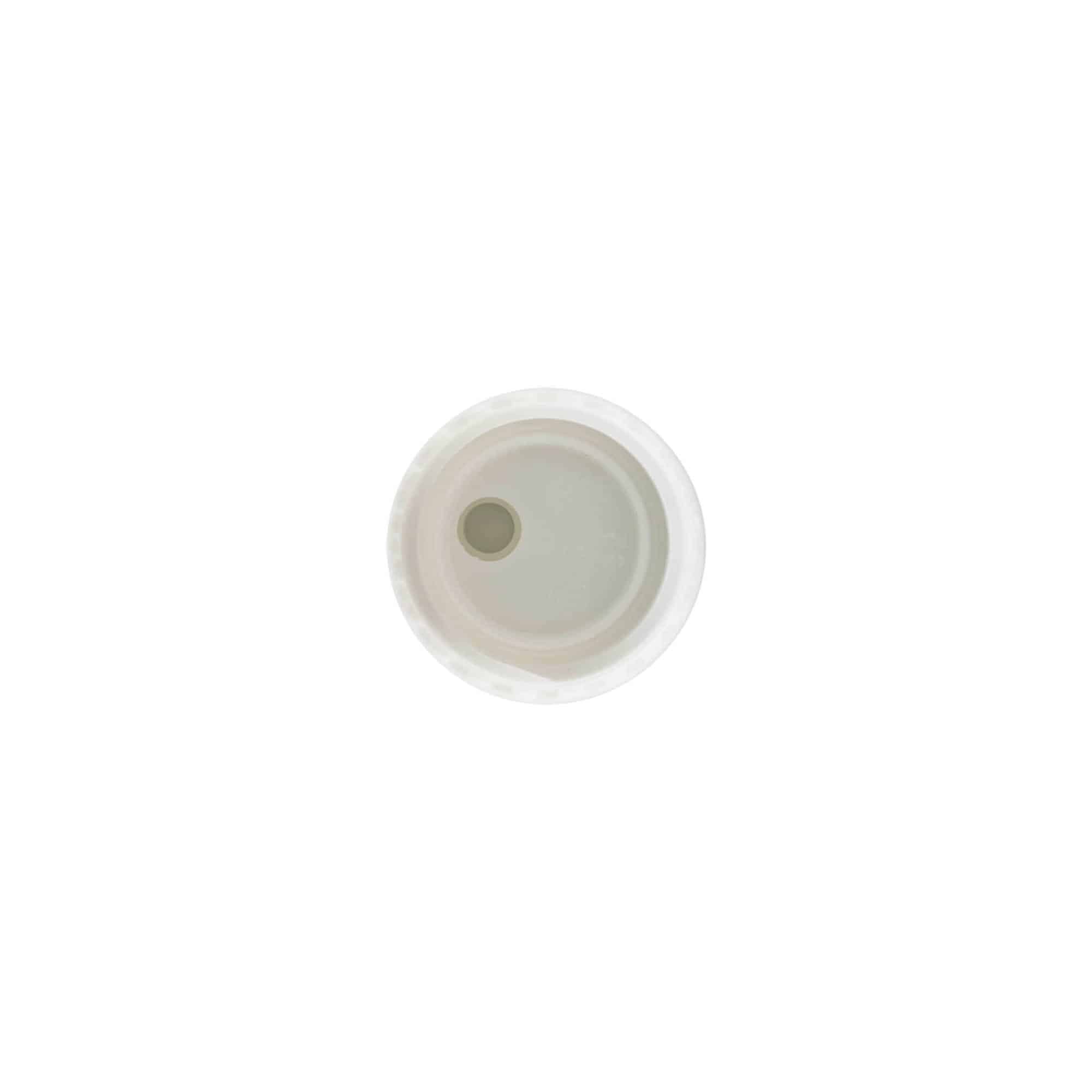 Screw cap Disc Top, PP plastic, white, for opening: 24/410