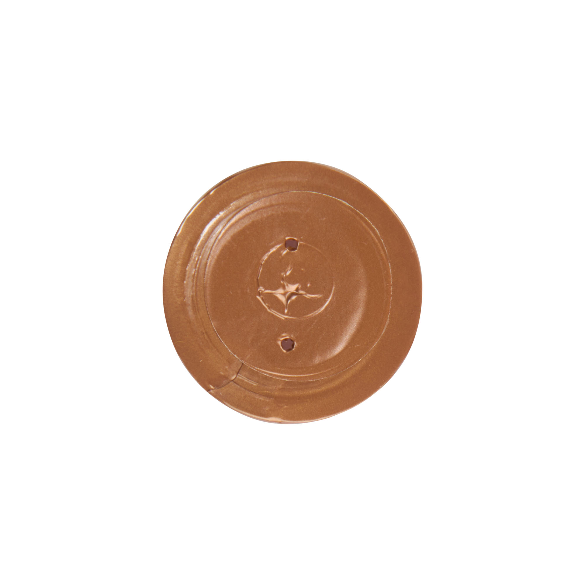 Shrink capsule 32x41, PVC plastic, bronze