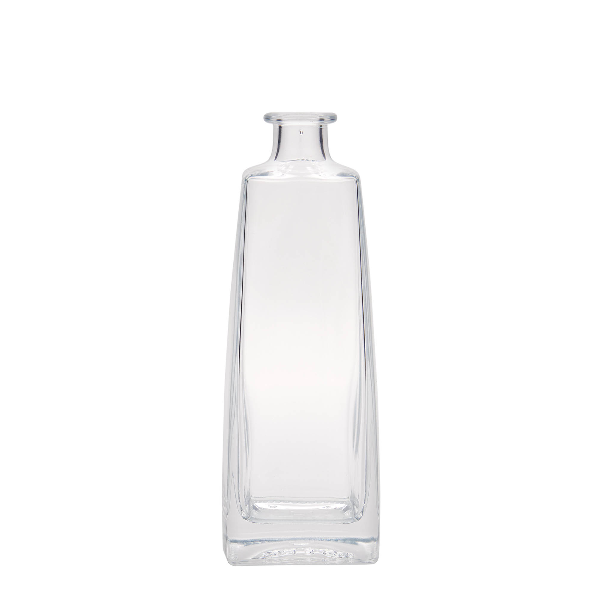 500 ml glass bottle 'Timmy', rectangular, opening: cork