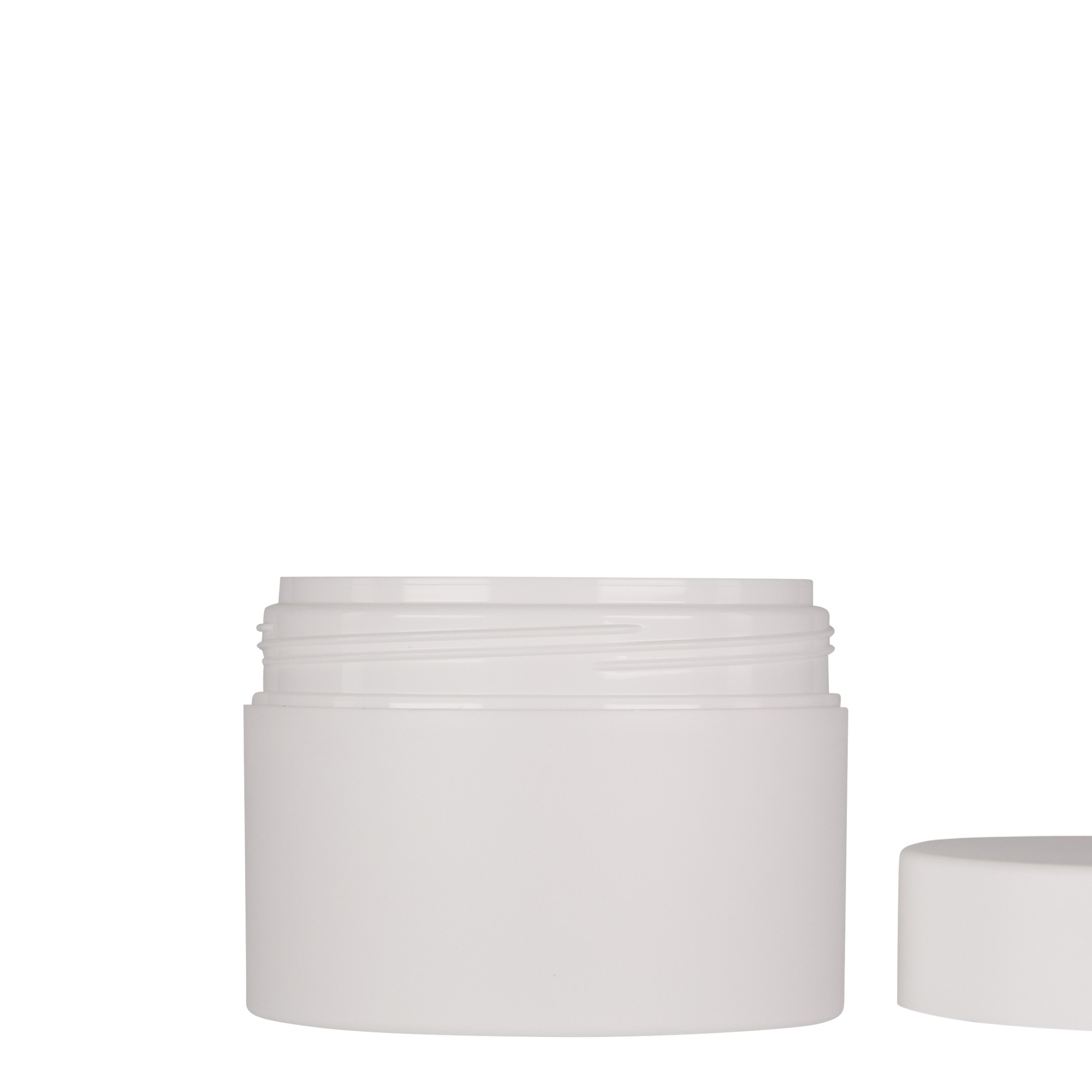 200 ml plastic jar 'Antonella', PP, white, opening: screw cap 200 ml plastic jar 'Antonella', PP, white, opening: screw cap