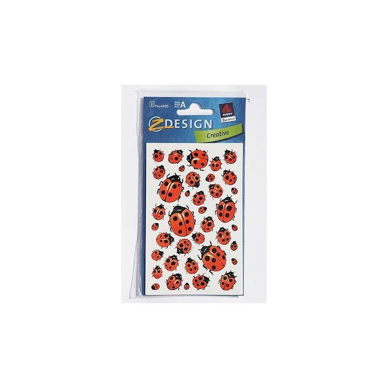 Themed stickers 'Ladybirds', paper, multicolour
