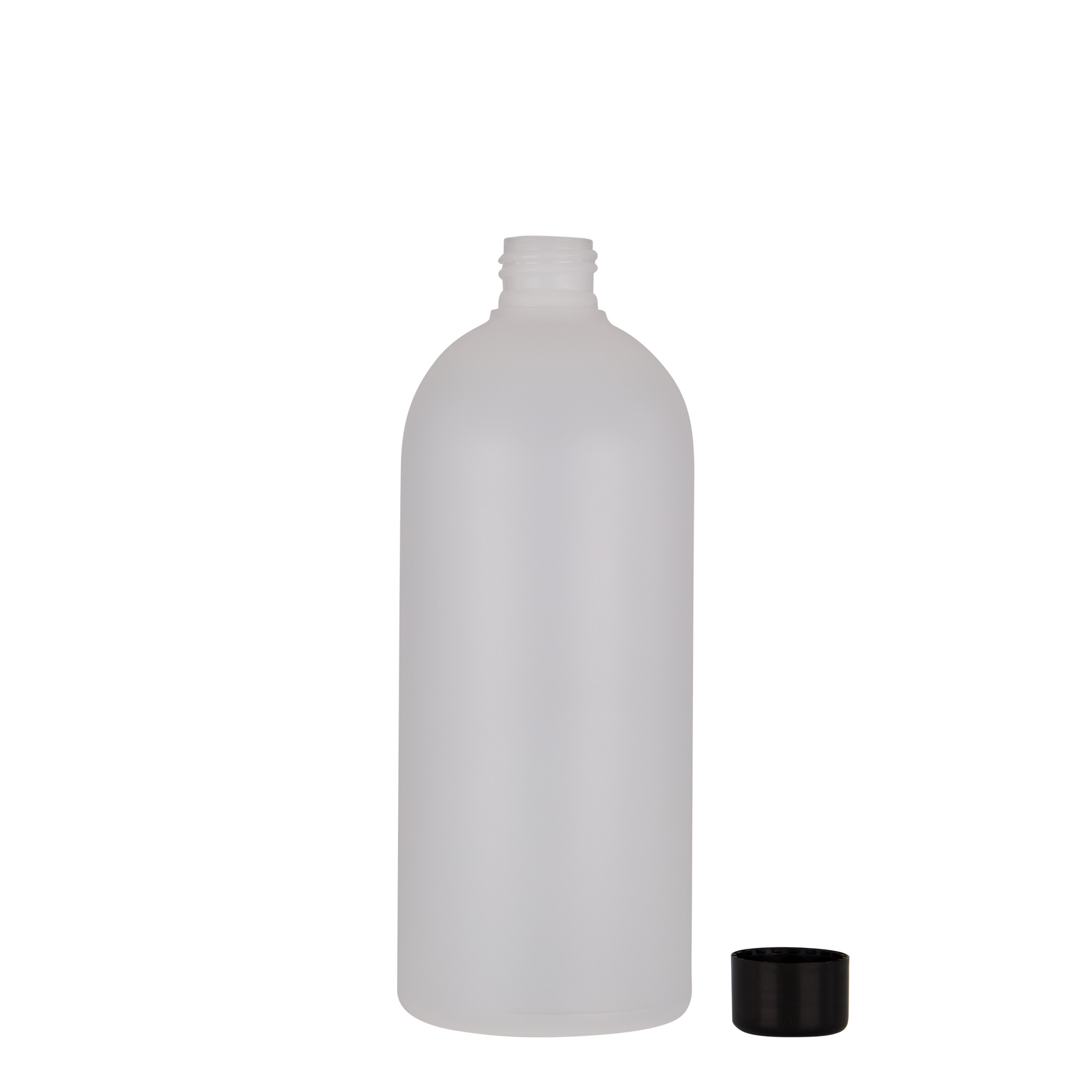 500 ml plastic bottle ‘Tuffy’, HDPE, natural, opening: 24/410