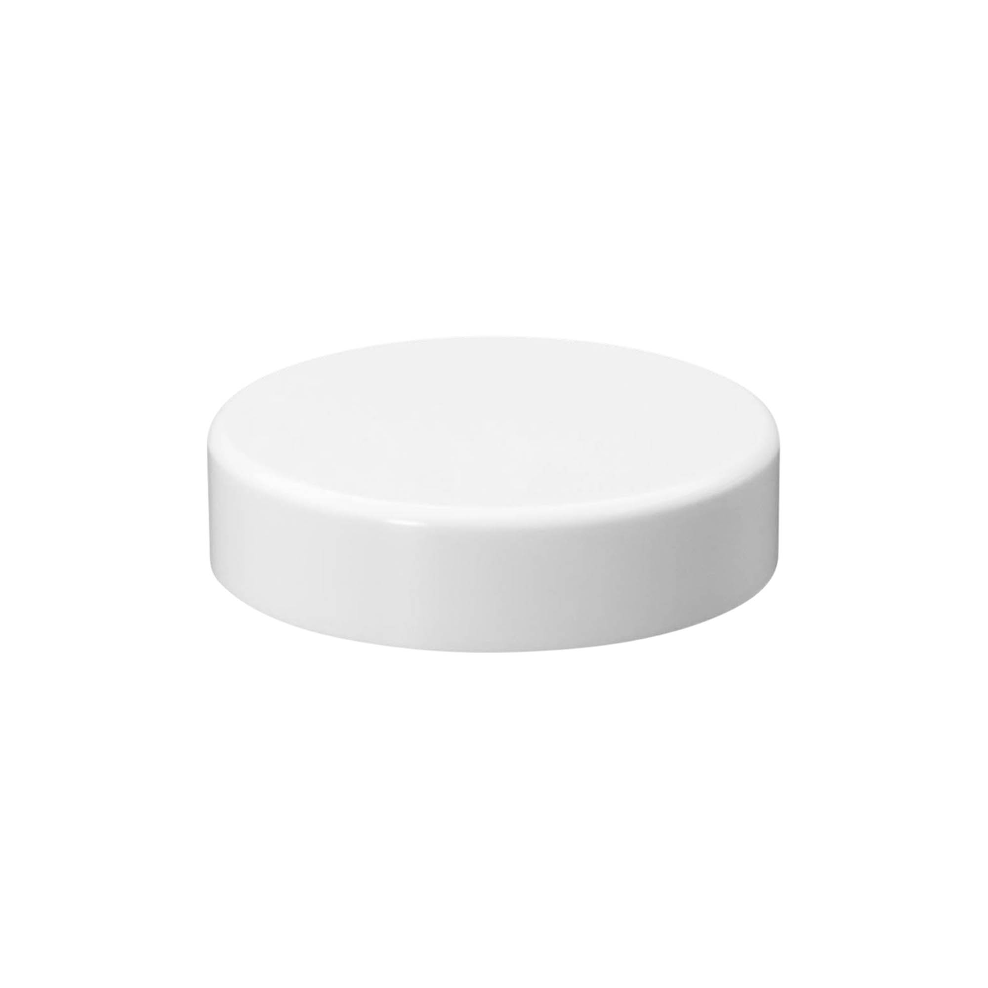 Screw cap for 50 ml 'Beauty', HPM plastic, white Screw cap for 50 ml 'Beauty', HPM plastic, white