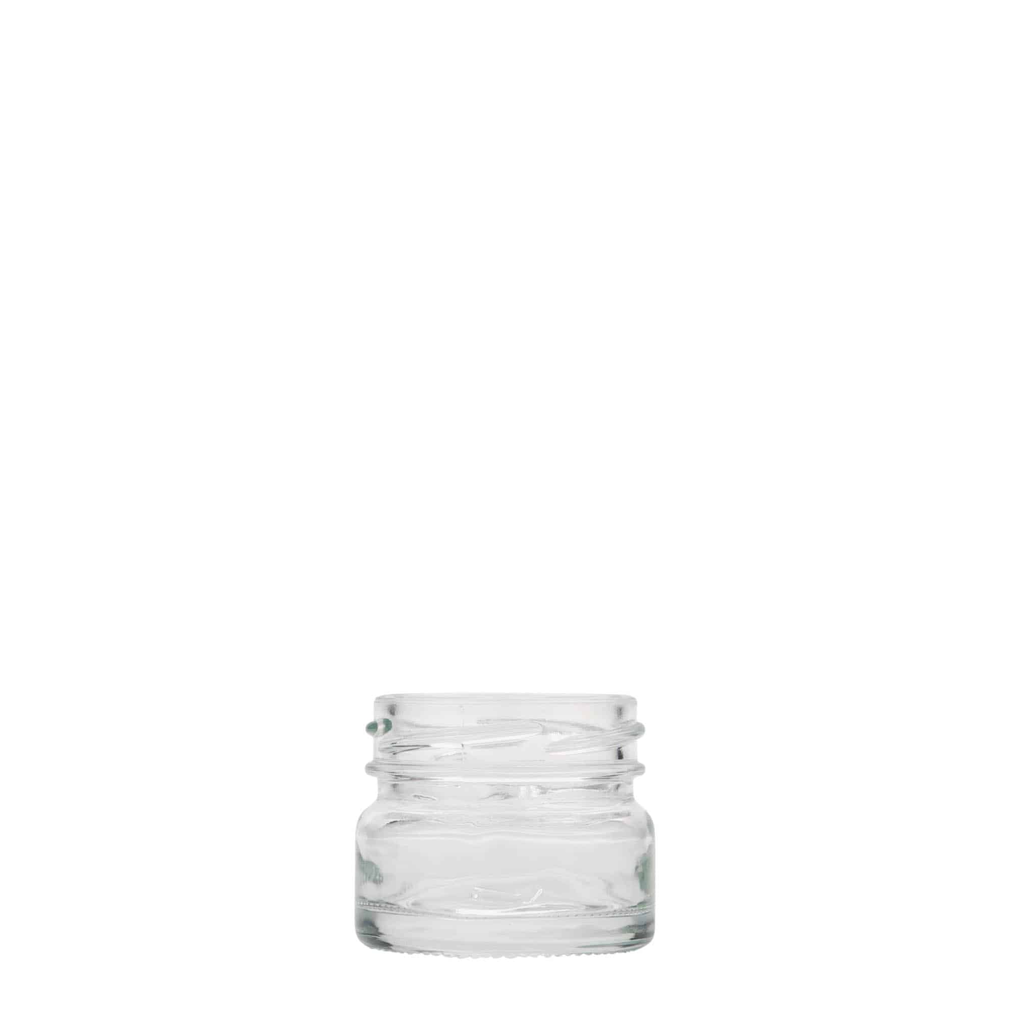 30 ml flat round glass, opening: Twist-off (TO 43)
