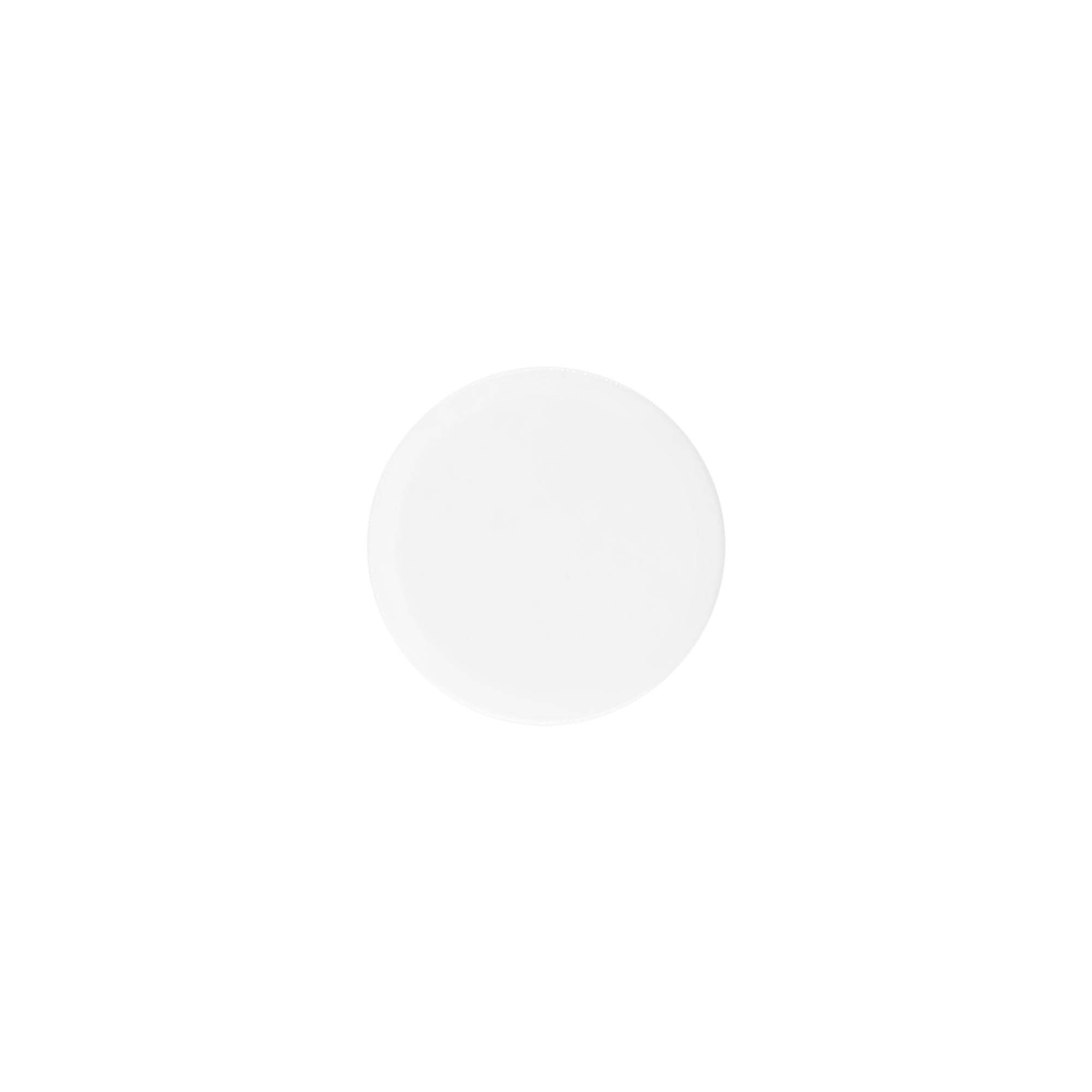 Screw cap 'White Line' 6ml, PP plastic, white