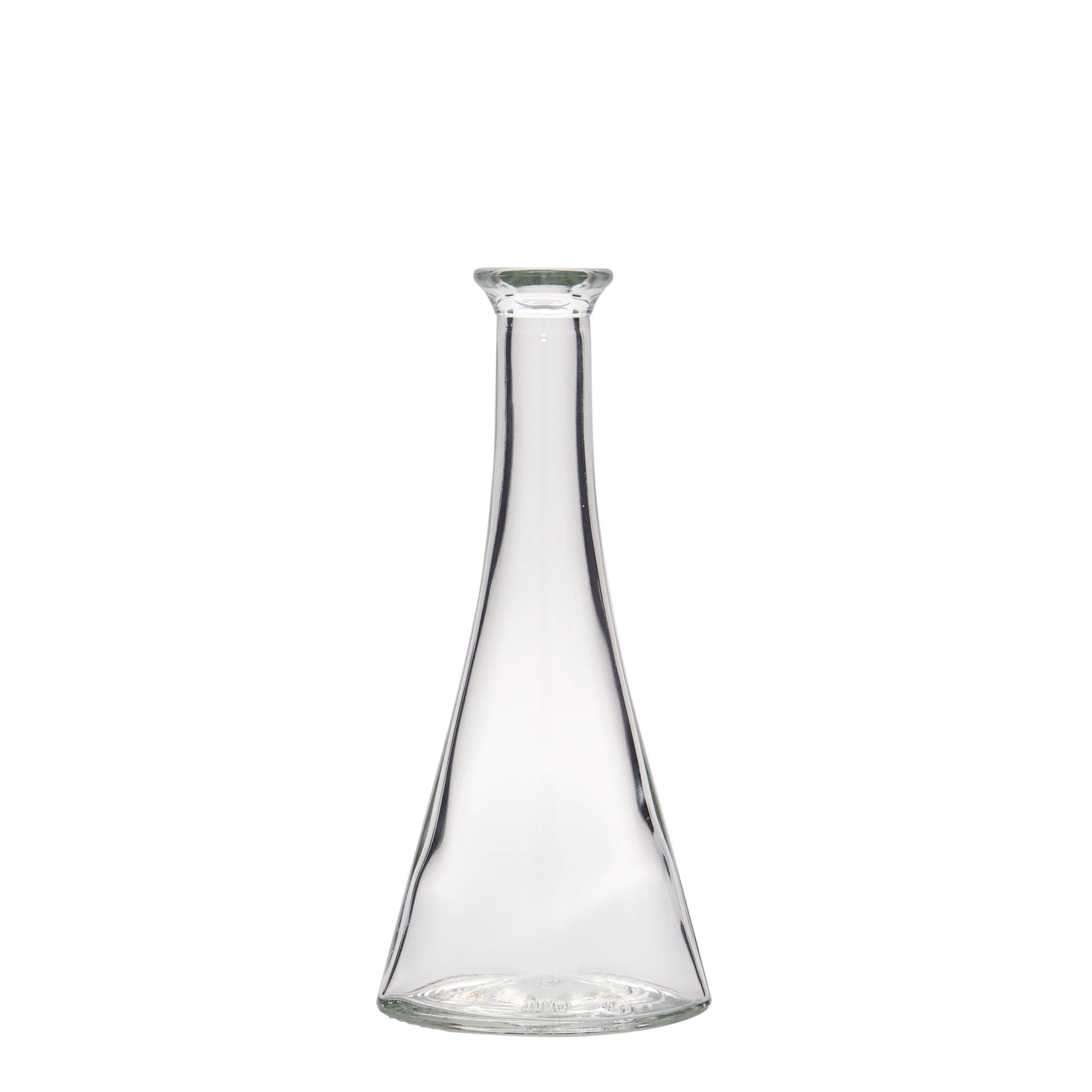 100 ml glass bottle 'Veronica', half-round, opening: cork 100 ml glass bottle 'Veronica', half-round, opening: cork