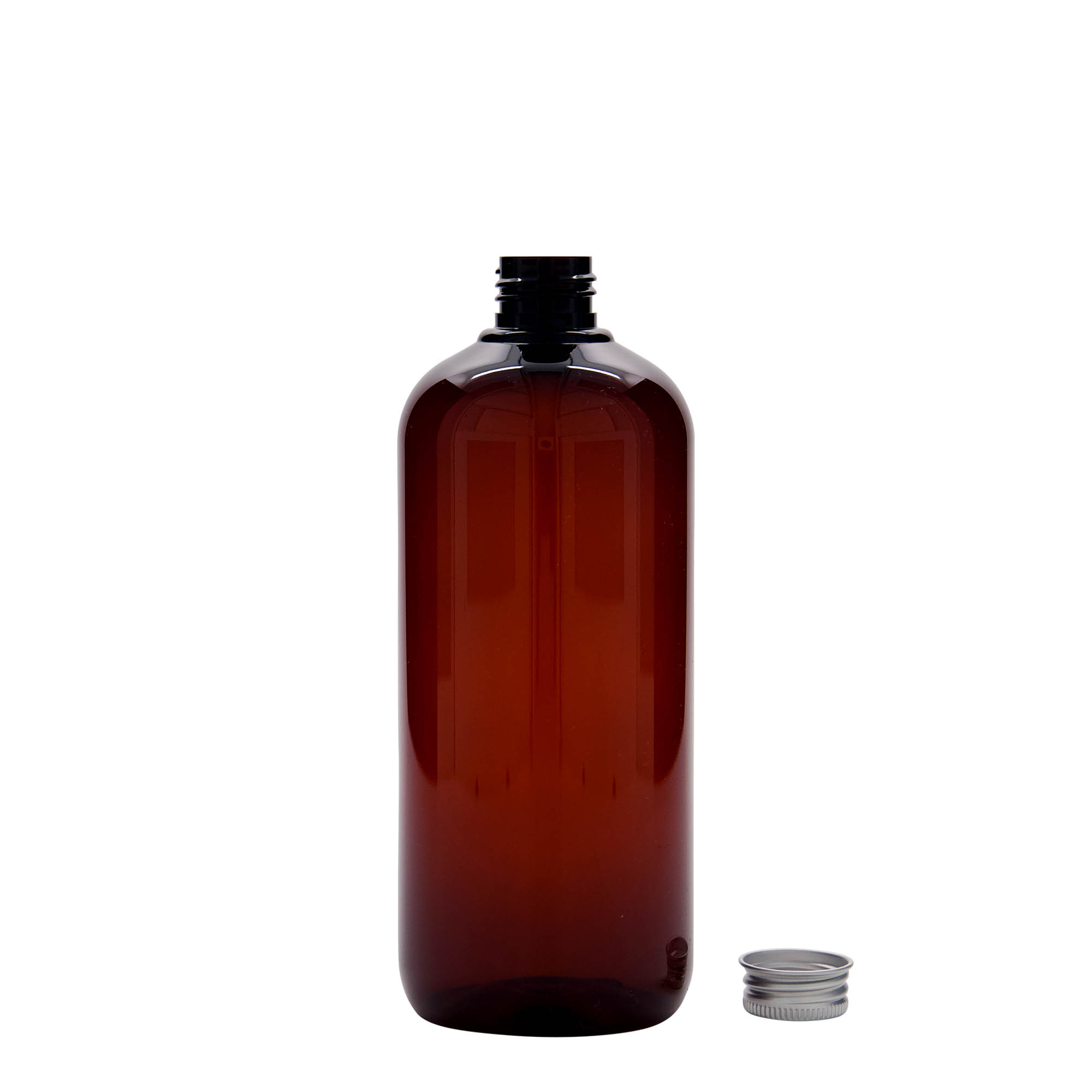 500 ml recycled plastic bottle 'Victor's Best', PCR, brown, neck: 24/410 500 ml recycled plastic bottle 'Victor's Best', PCR, brown, neck: 24/410