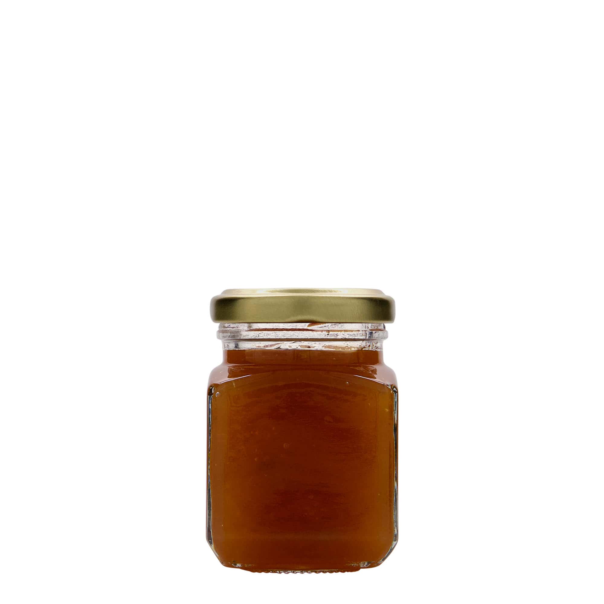 106 ml square glass, opening: Twist-off (TO 48)