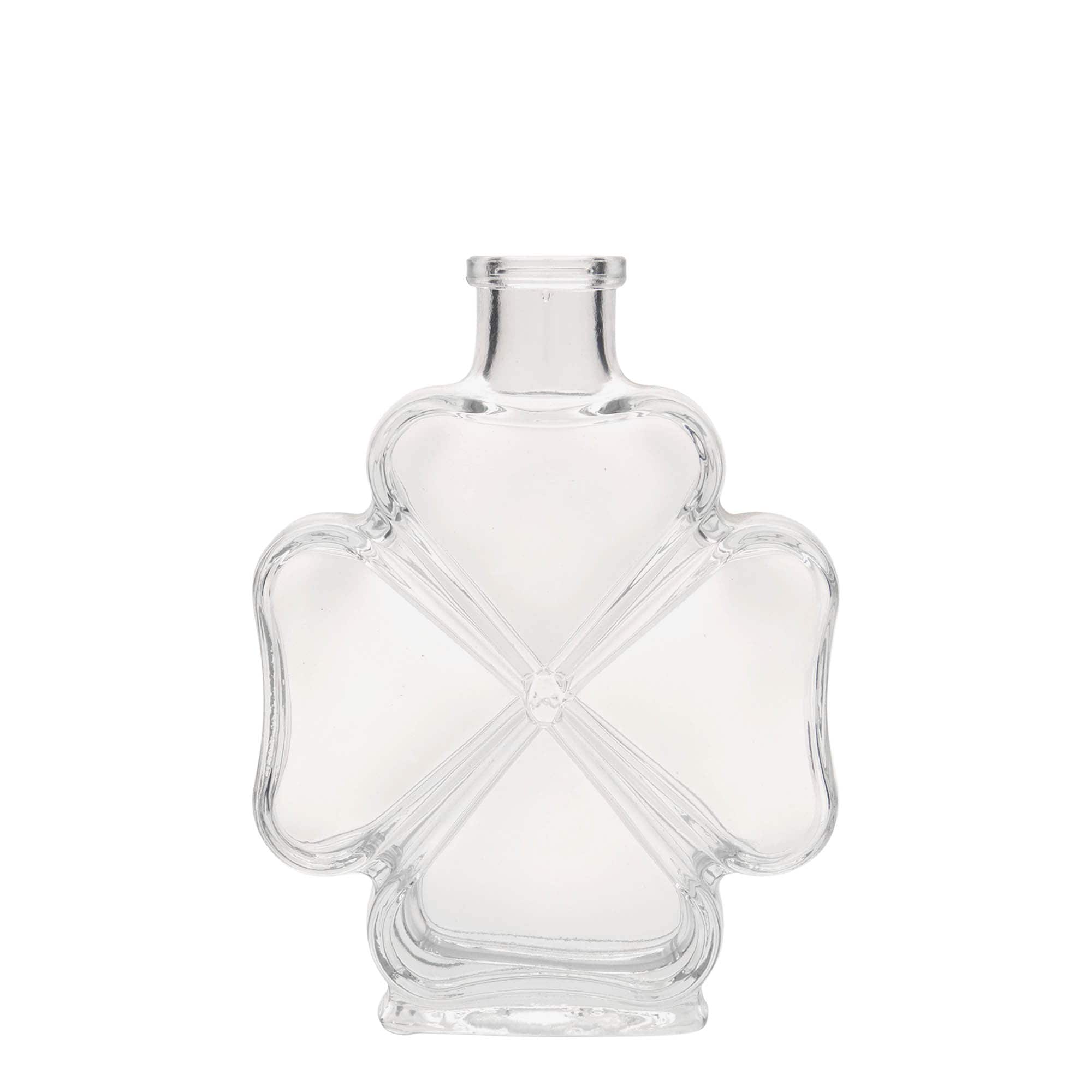 200 ml glass bottle ‘Cloverleaf’, opening: cork