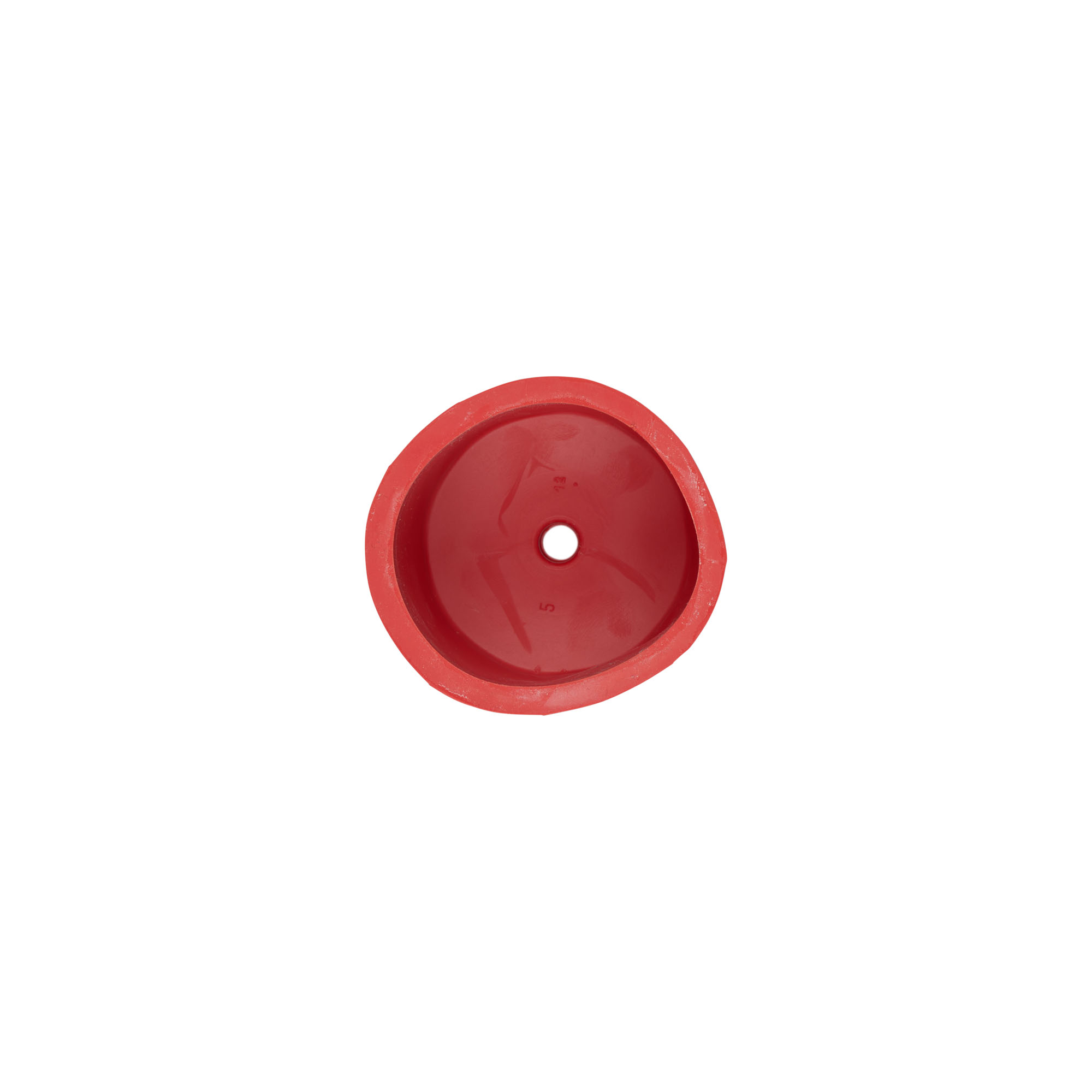 Fermentation cap type 5, rubber, red Fermentation cap type 5, rubber, red