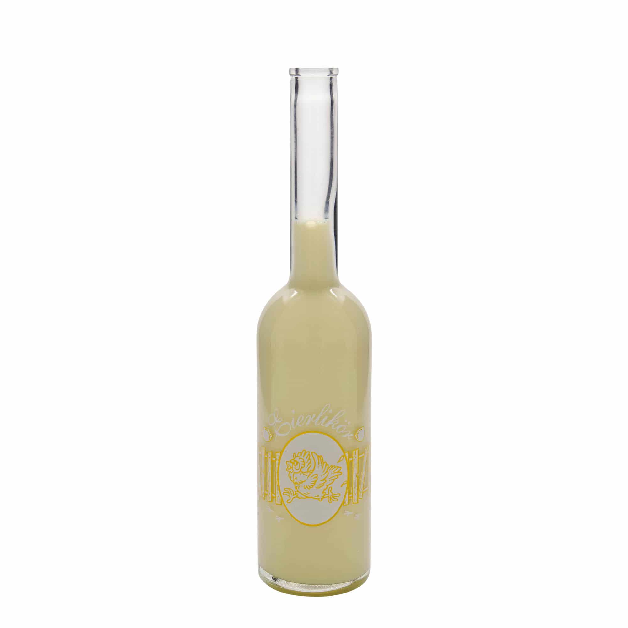 500 ml glass bottle ‘Opera’, design: egg liqueur, opening: cork