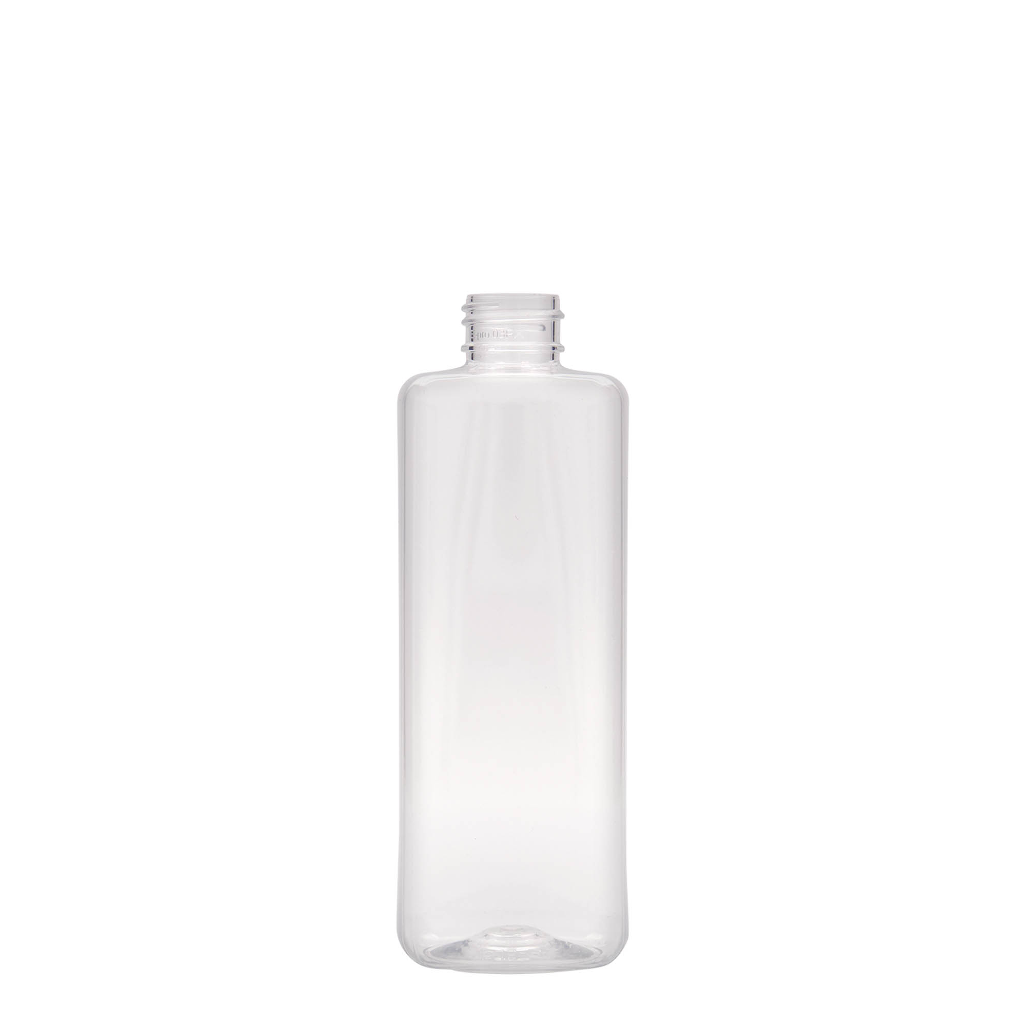 300 ml PET bottle 'Karl', square, plastic, neck: 24/410