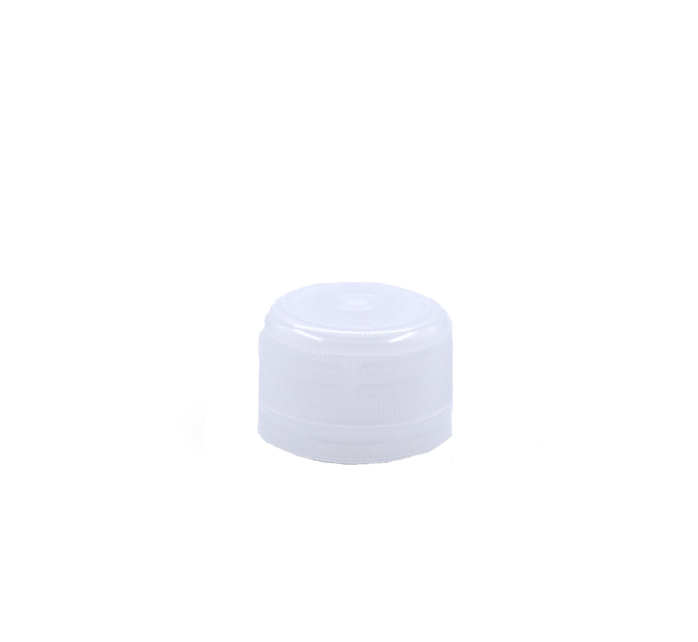 Screw cap, PP plastic, white, for opening: PCO28