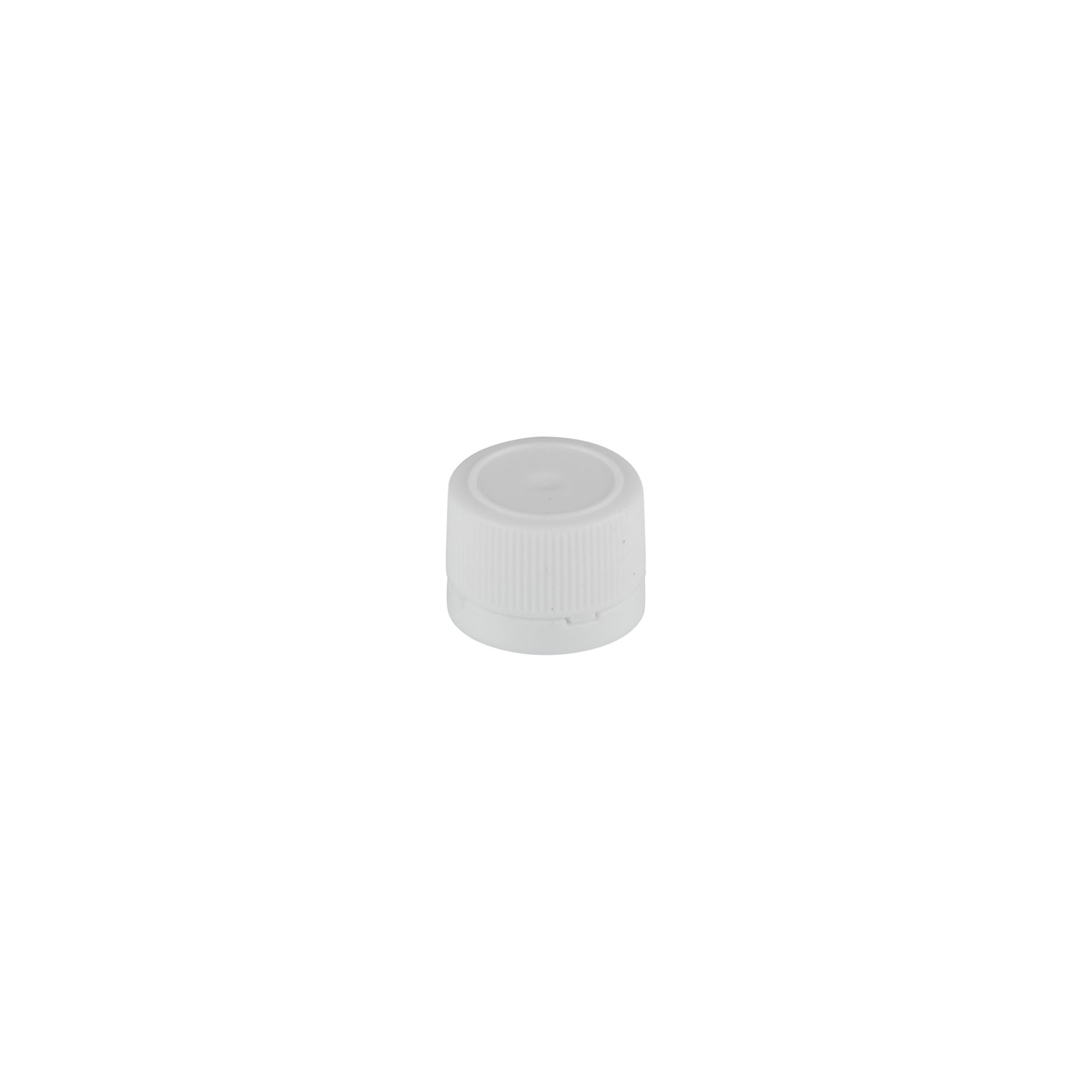 Screw cap for PET tubes, plastic, white Screw cap for PET tubes, plastic, white