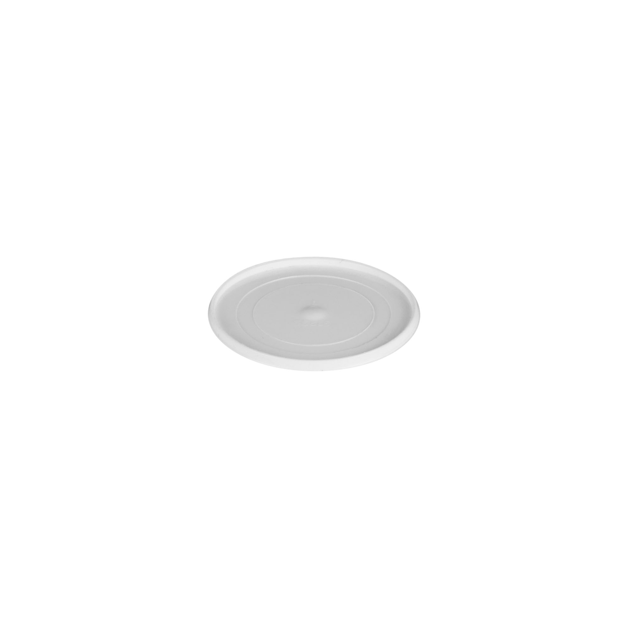 Cover disc for 5 ml 'Bianca', PP plastic, white Cover disc for 5 ml 'Bianca', PP plastic, white