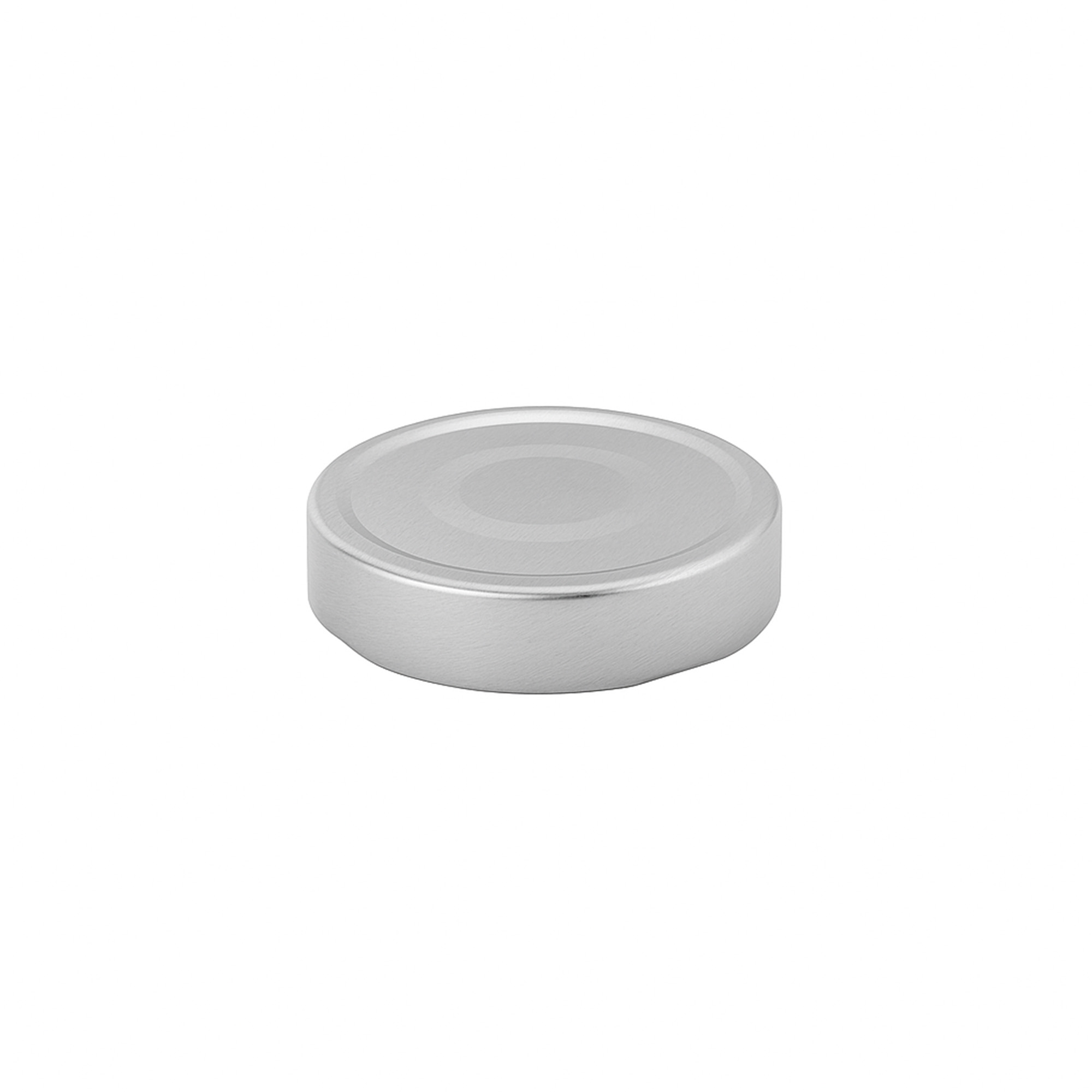 Deep twist off lid, tinplate, silver, for opening: Deep-TO 66 Deep twist off lid, tinplate, silver, for opening: Deep-TO 66