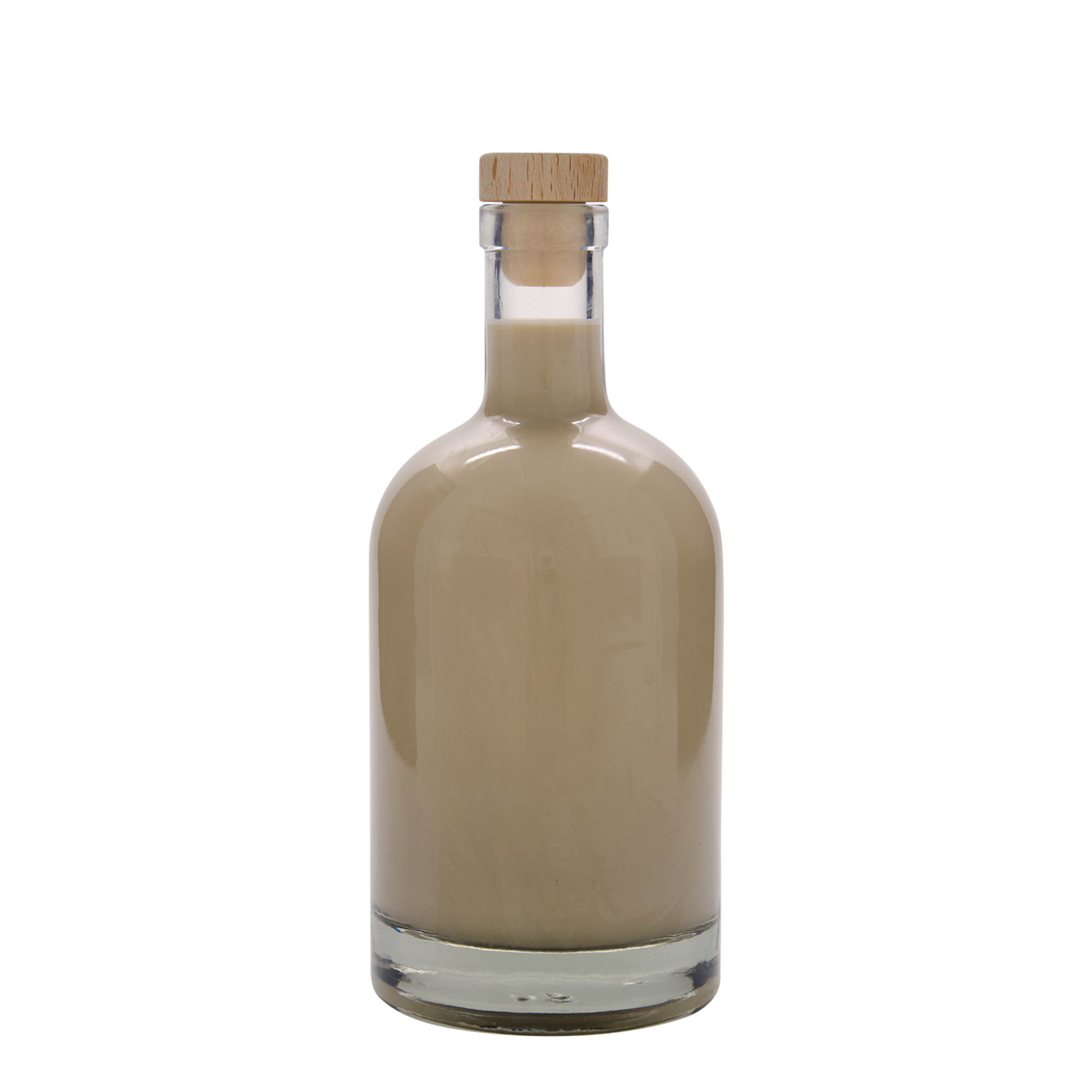 700 ml glass bottle ‘First Class’, opening: cork