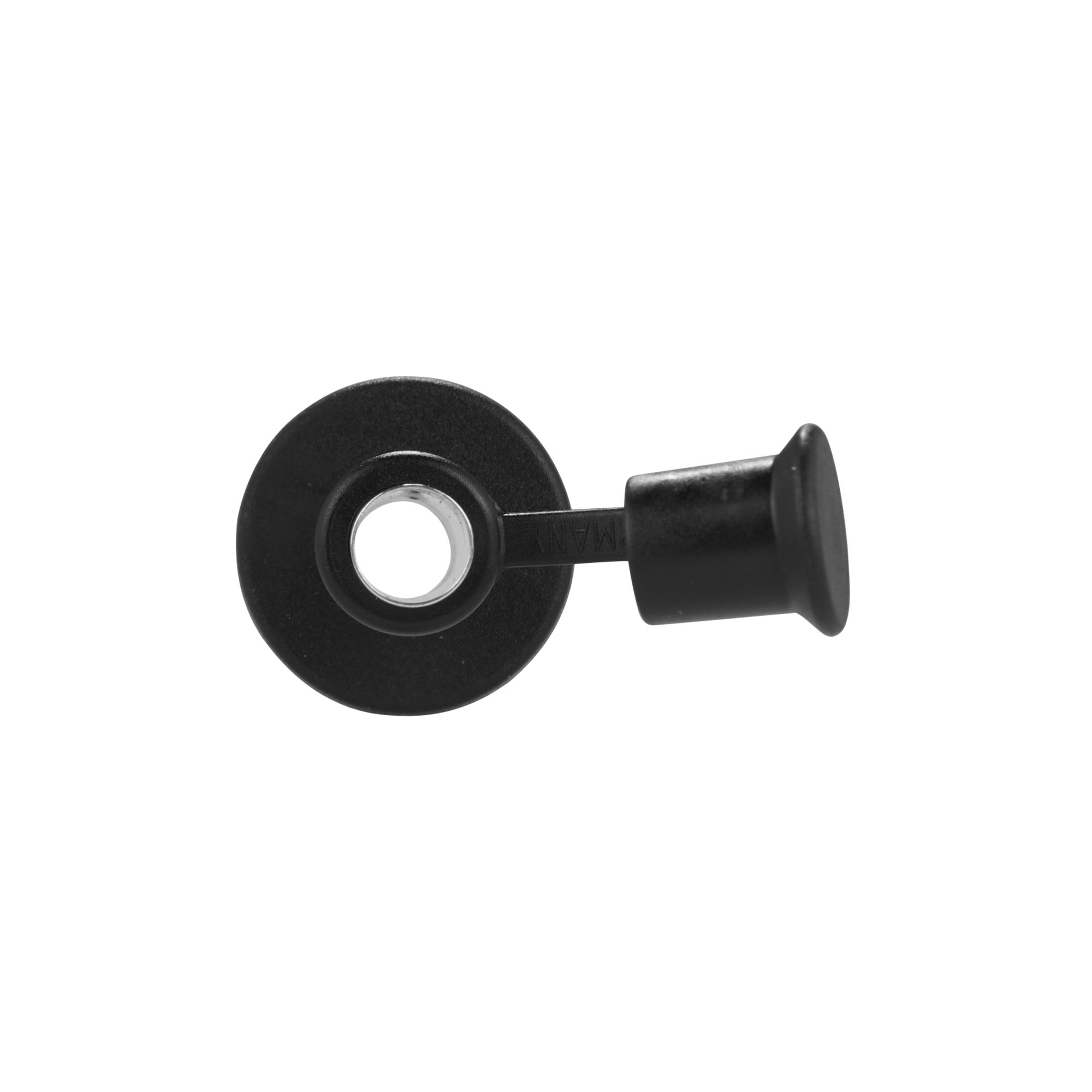 Spout with cap, stainless steel, silver