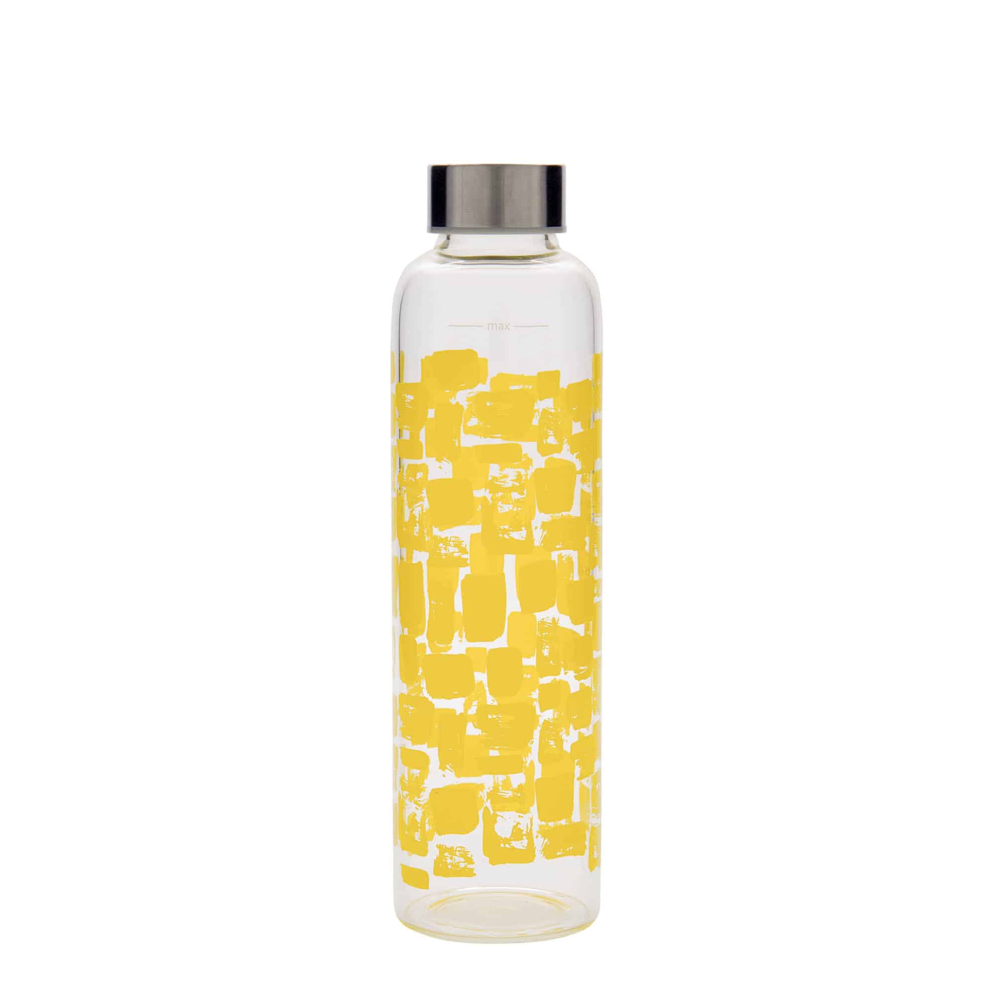 500 ml drinking bottle ‘Perseus - Yellow Rectangles’, opening: screw cap