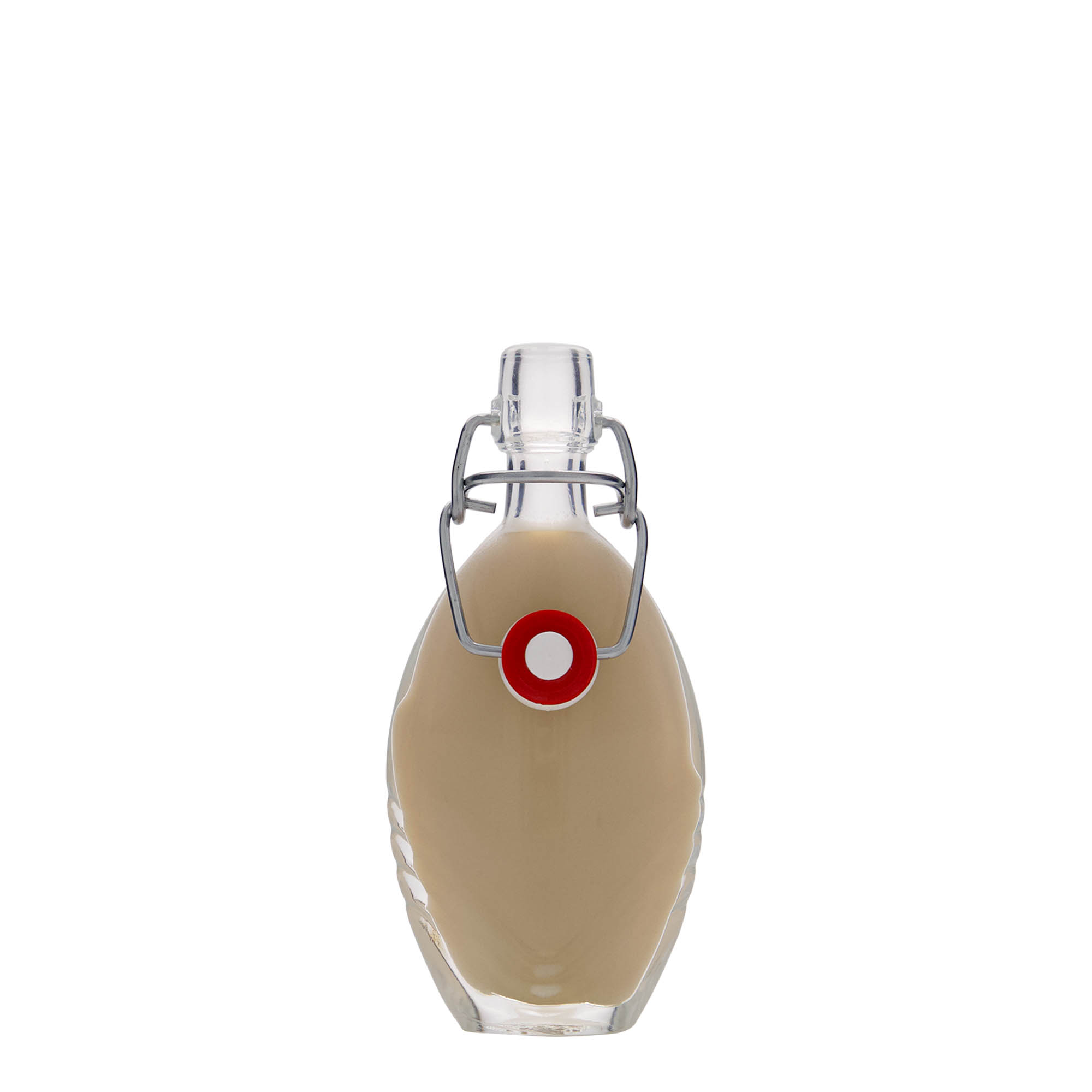 40 ml glass bottle 'Florence', oval, opening: swing top closure