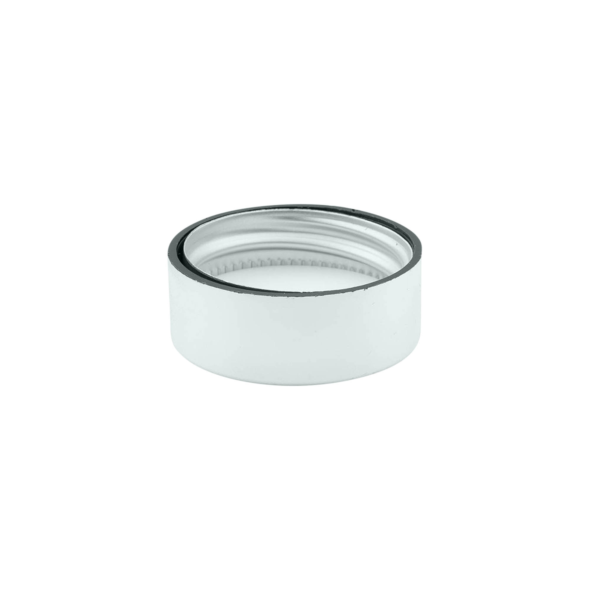 Screw cap, ABS plastic, silver, for opening: GPI 33/400 Screw cap, ABS plastic, silver, for opening: GPI 33/400