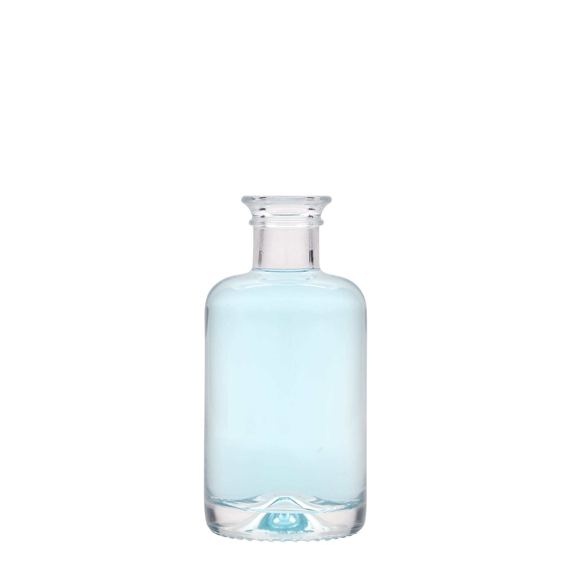 100 ml glass bottle apothecary, opening: cork