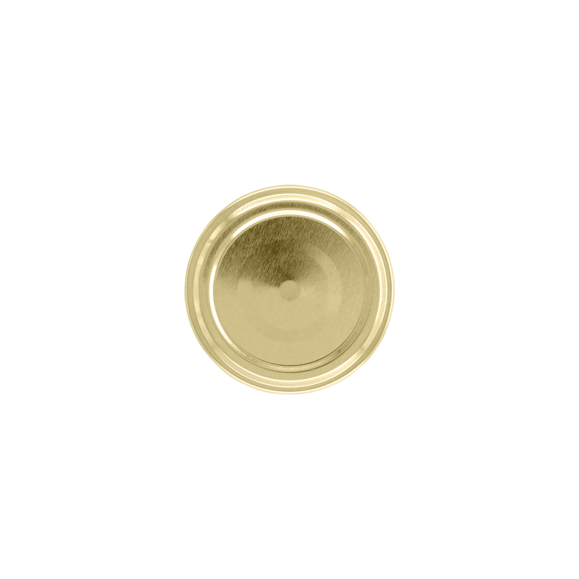 Twist-off lid, tinplate, gold, for opening: TO 53